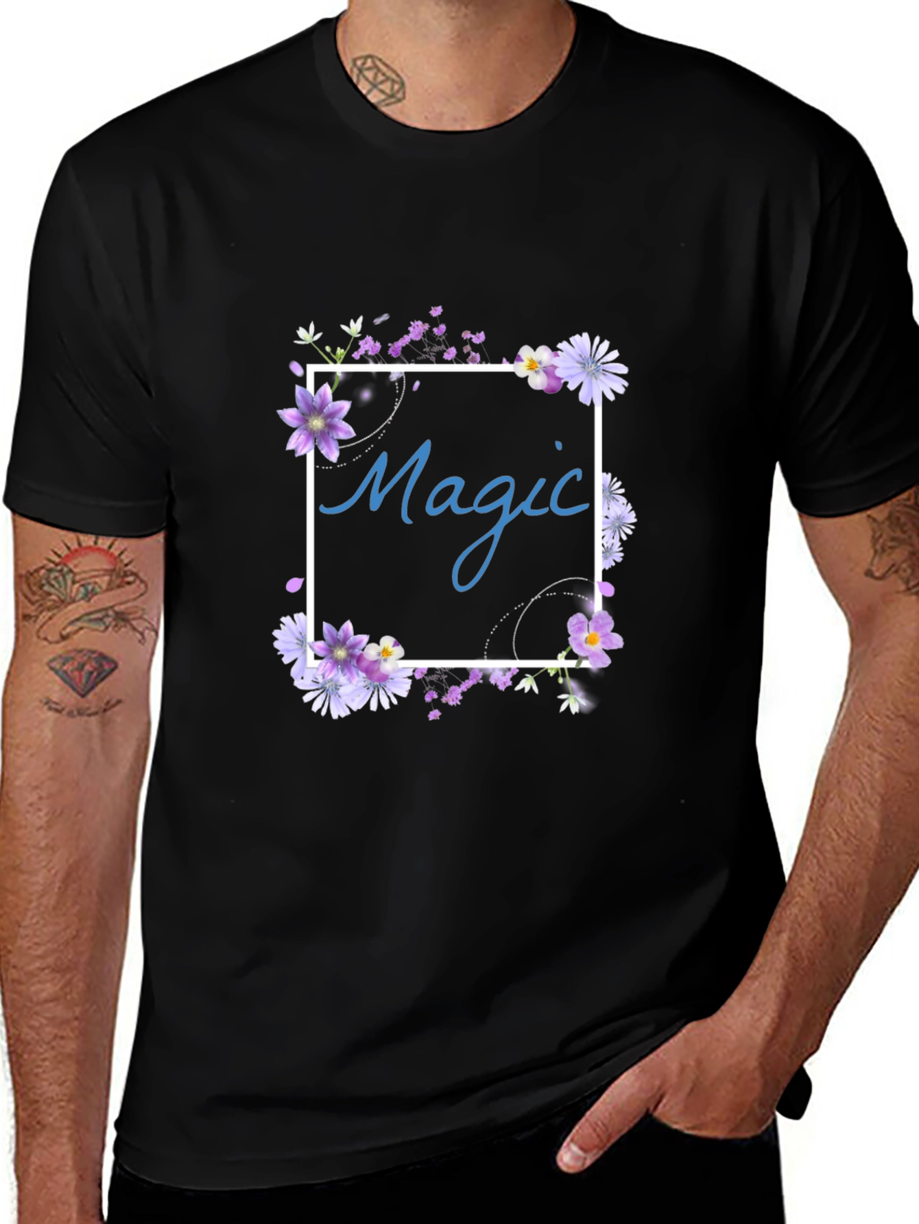 Magic Floral Graphic T-Shirt