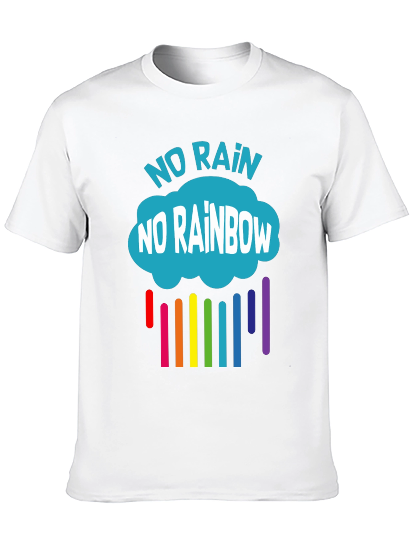 No Rain No Rainbow Graphic T-Shirt