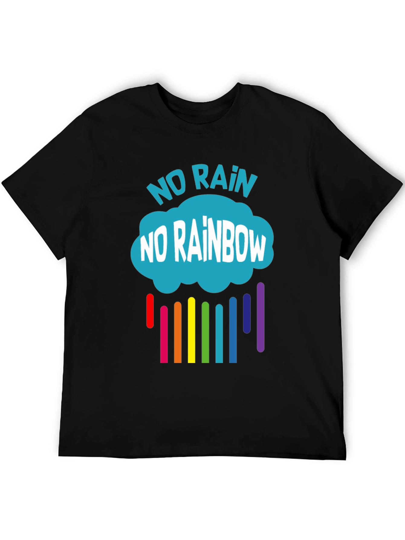 No Rain No Rainbow Graphic T-Shirt