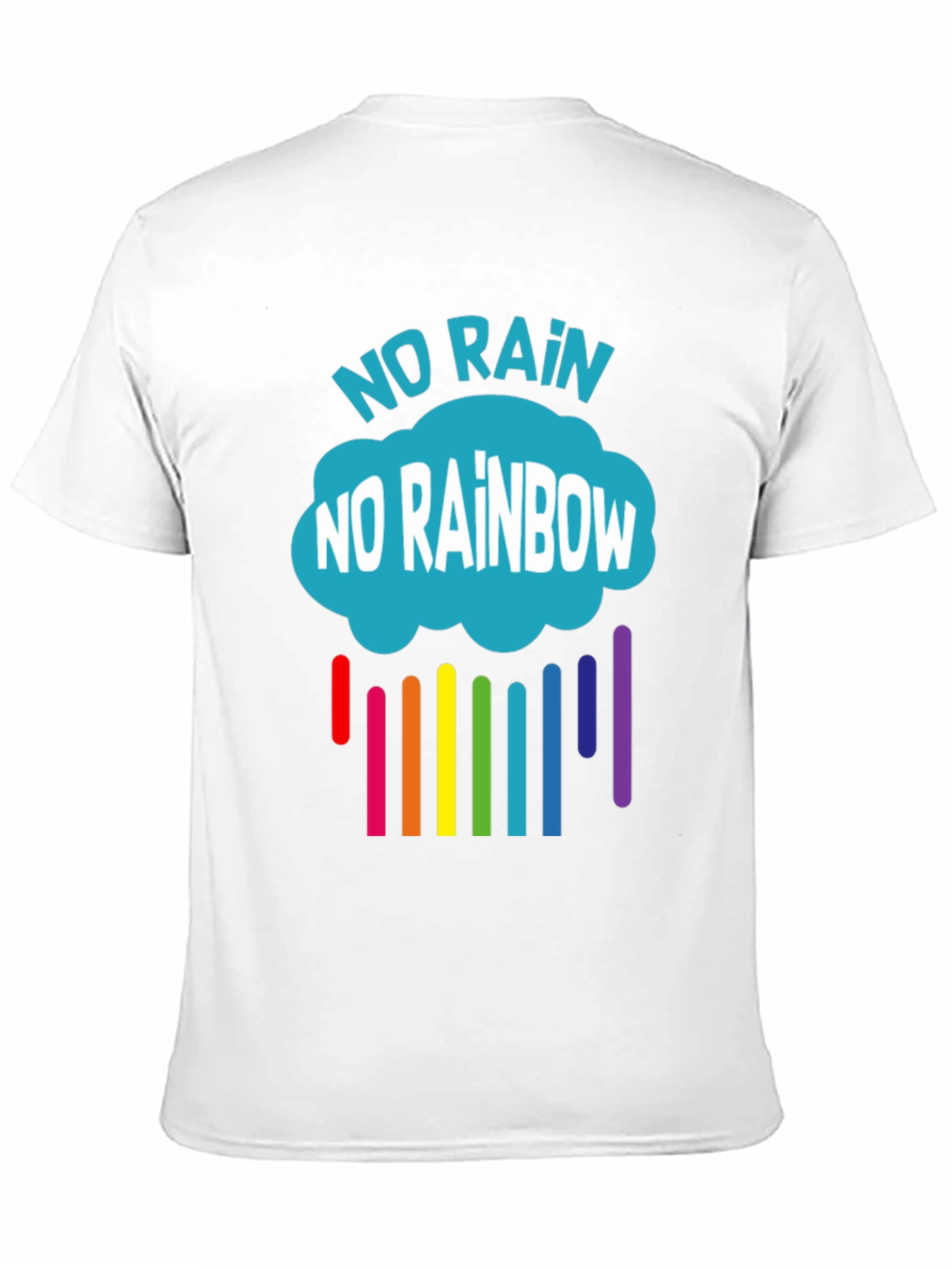No Rain No Rainbow Graphic T-Shirt
