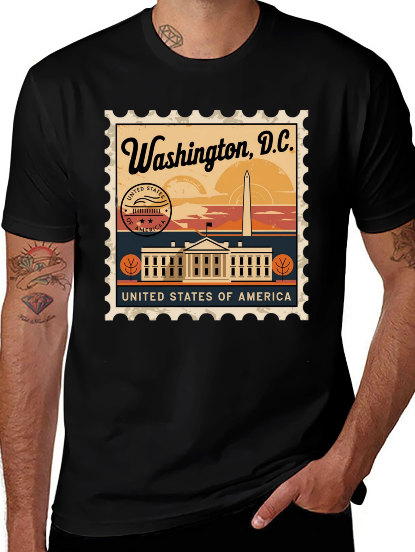 Washington D.C. Stamp T-Shirt