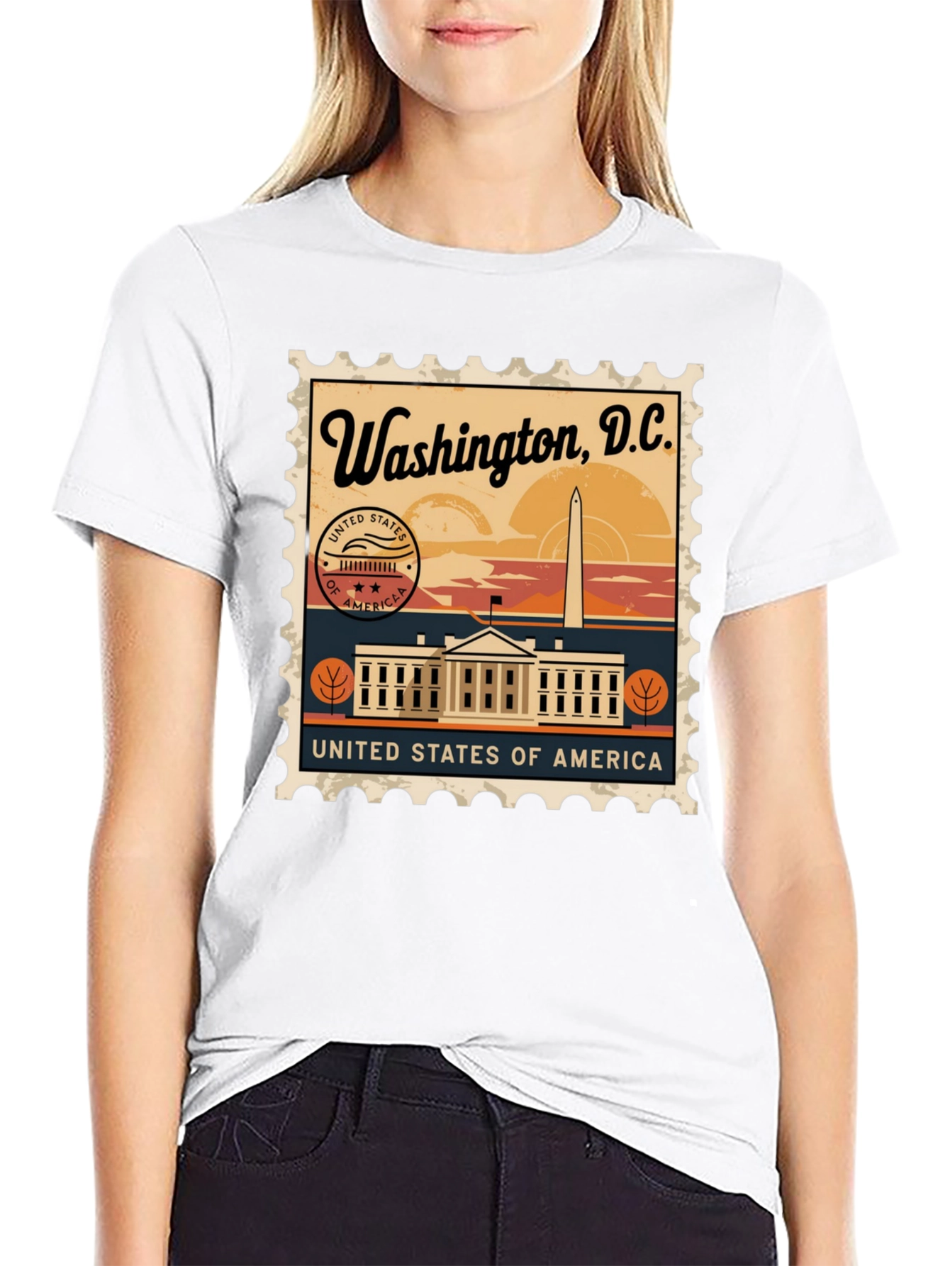 Washington D.C. Stamp T-Shirt