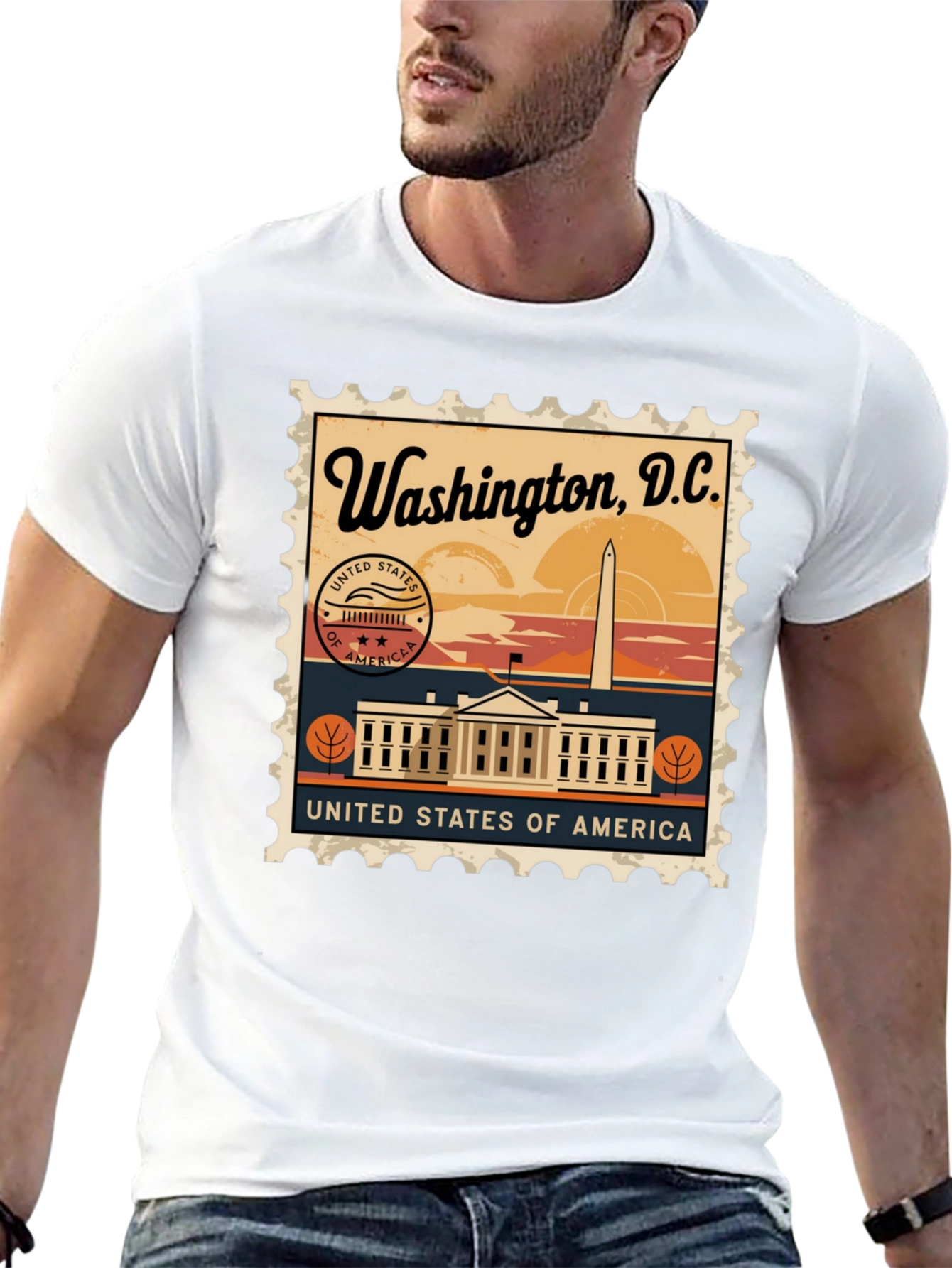 Washington D.C. Stamp T-Shirt
