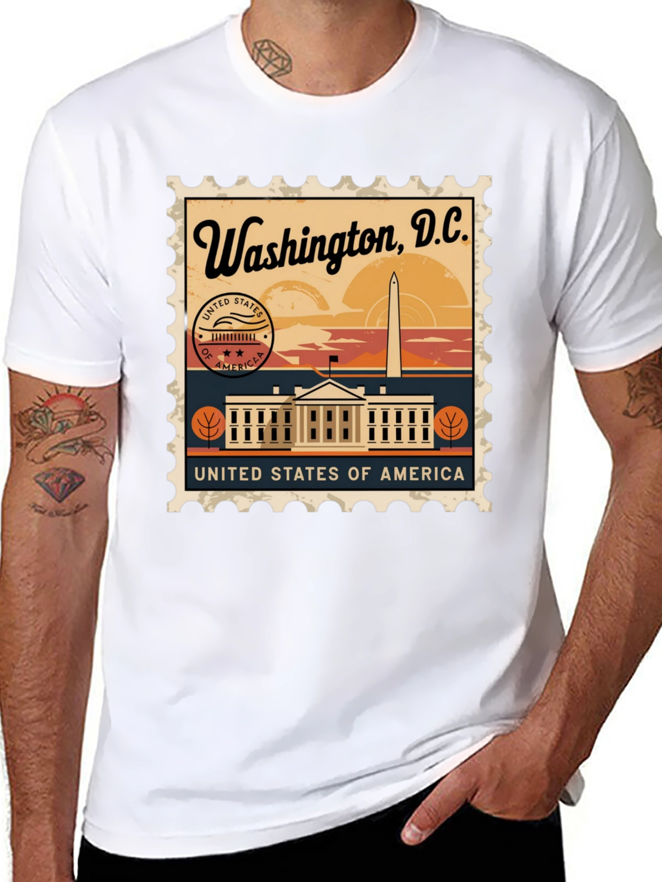 Washington D.C. Stamp T-Shirt