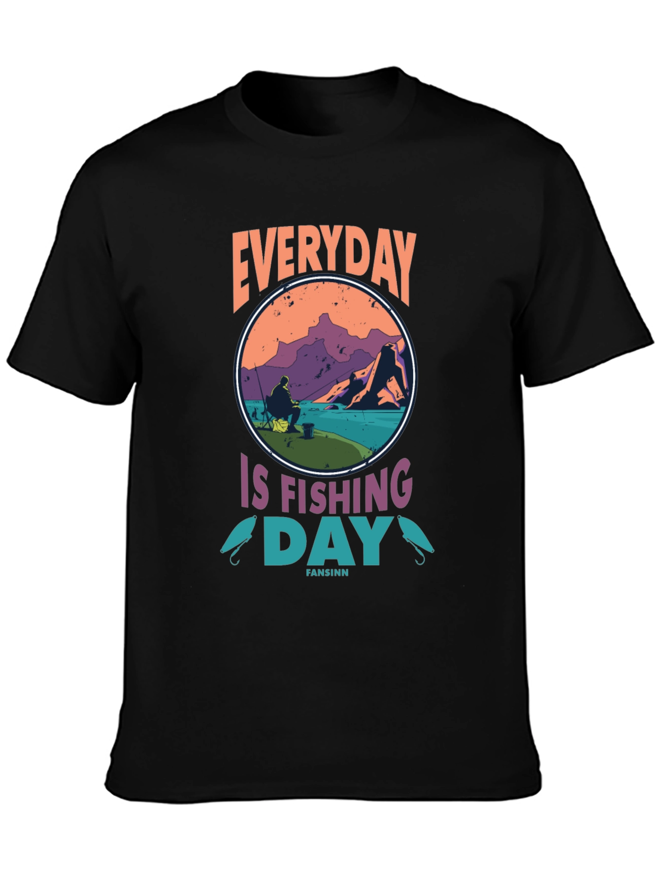 Everyday is Fishing Day Graphic Tee