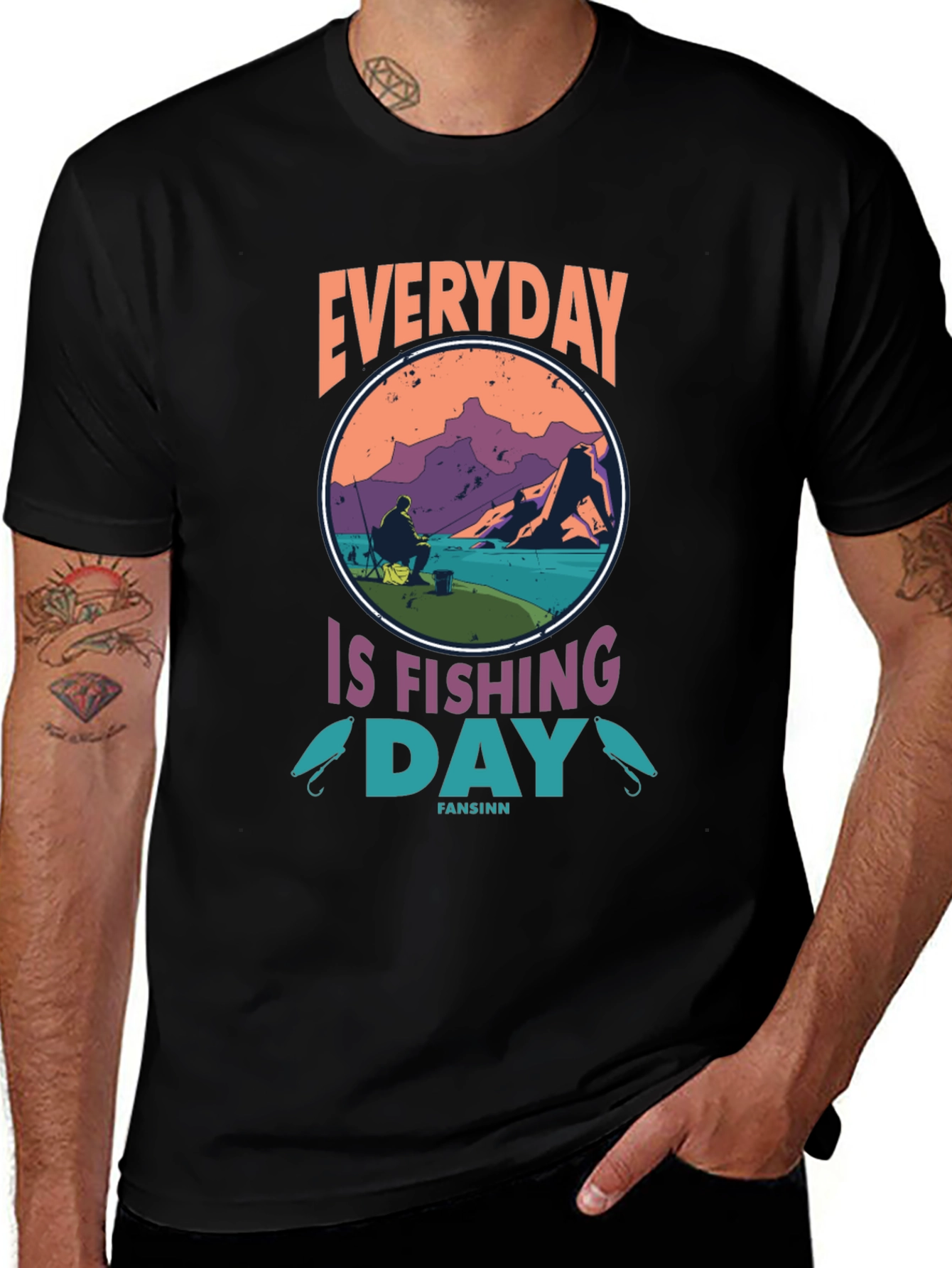 Everyday is Fishing Day Graphic Tee