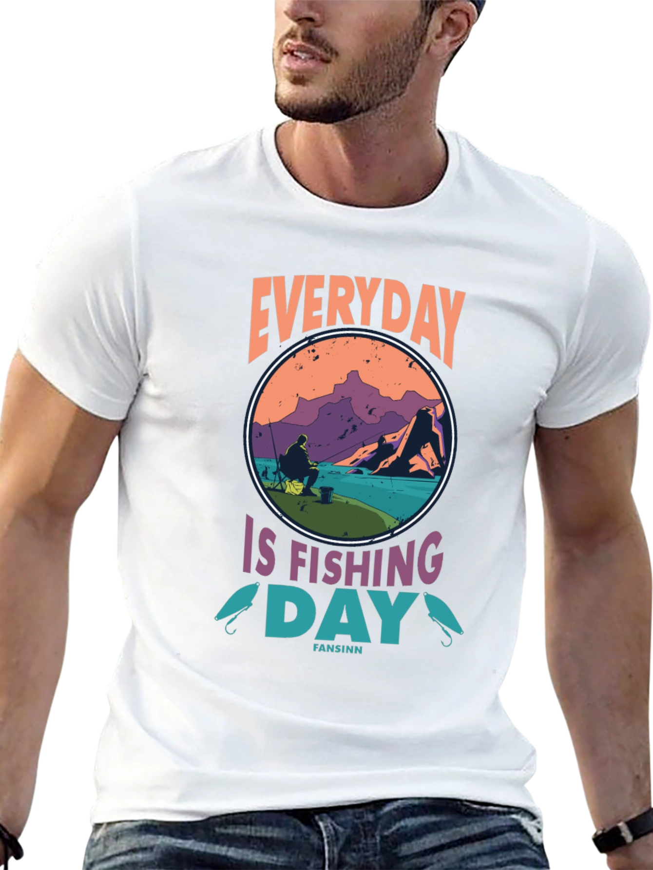 Everyday is Fishing Day Graphic Tee