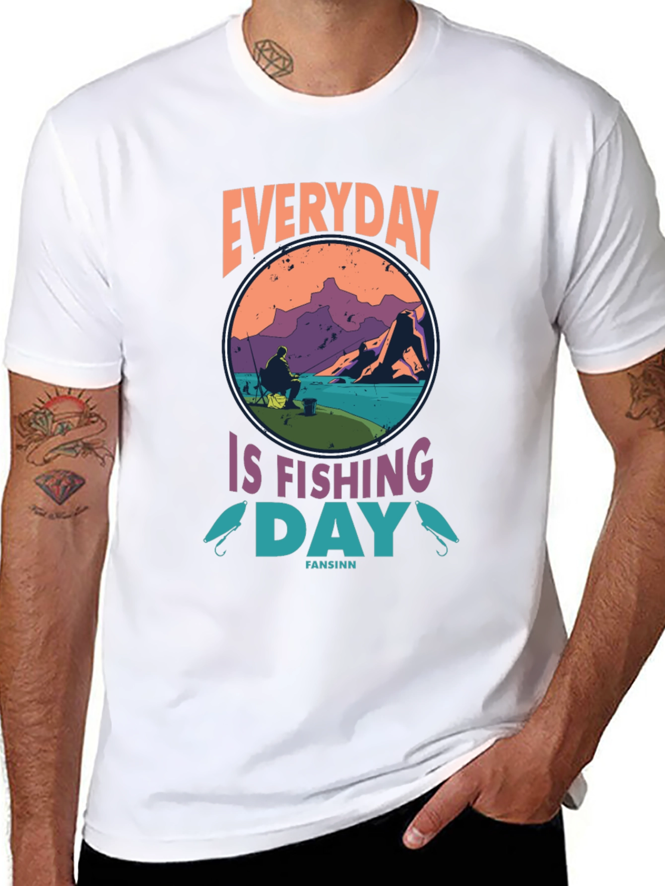 Everyday is Fishing Day Graphic Tee