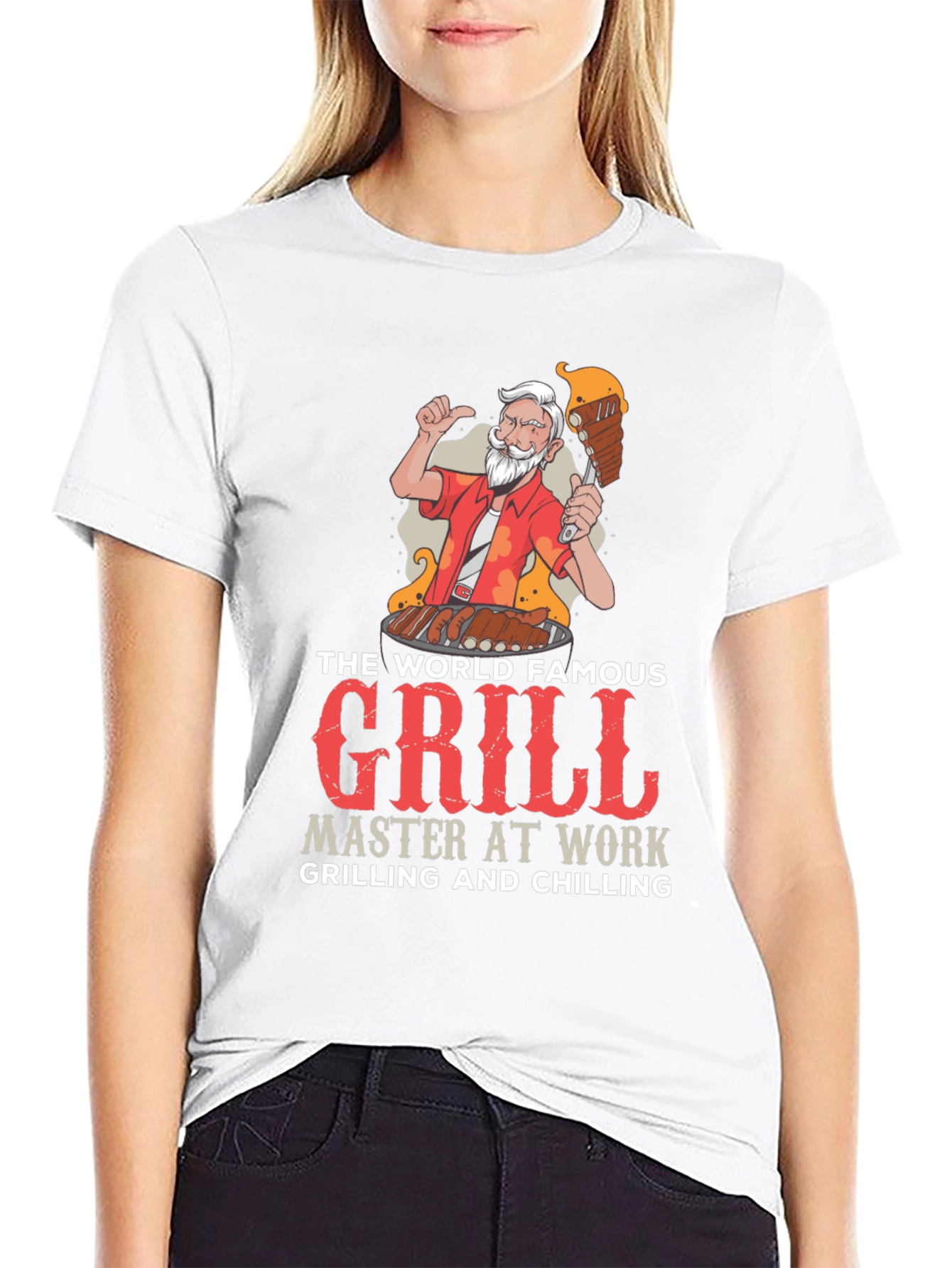 Grill Master Graphic T-Shirt - Grilling and Chilling