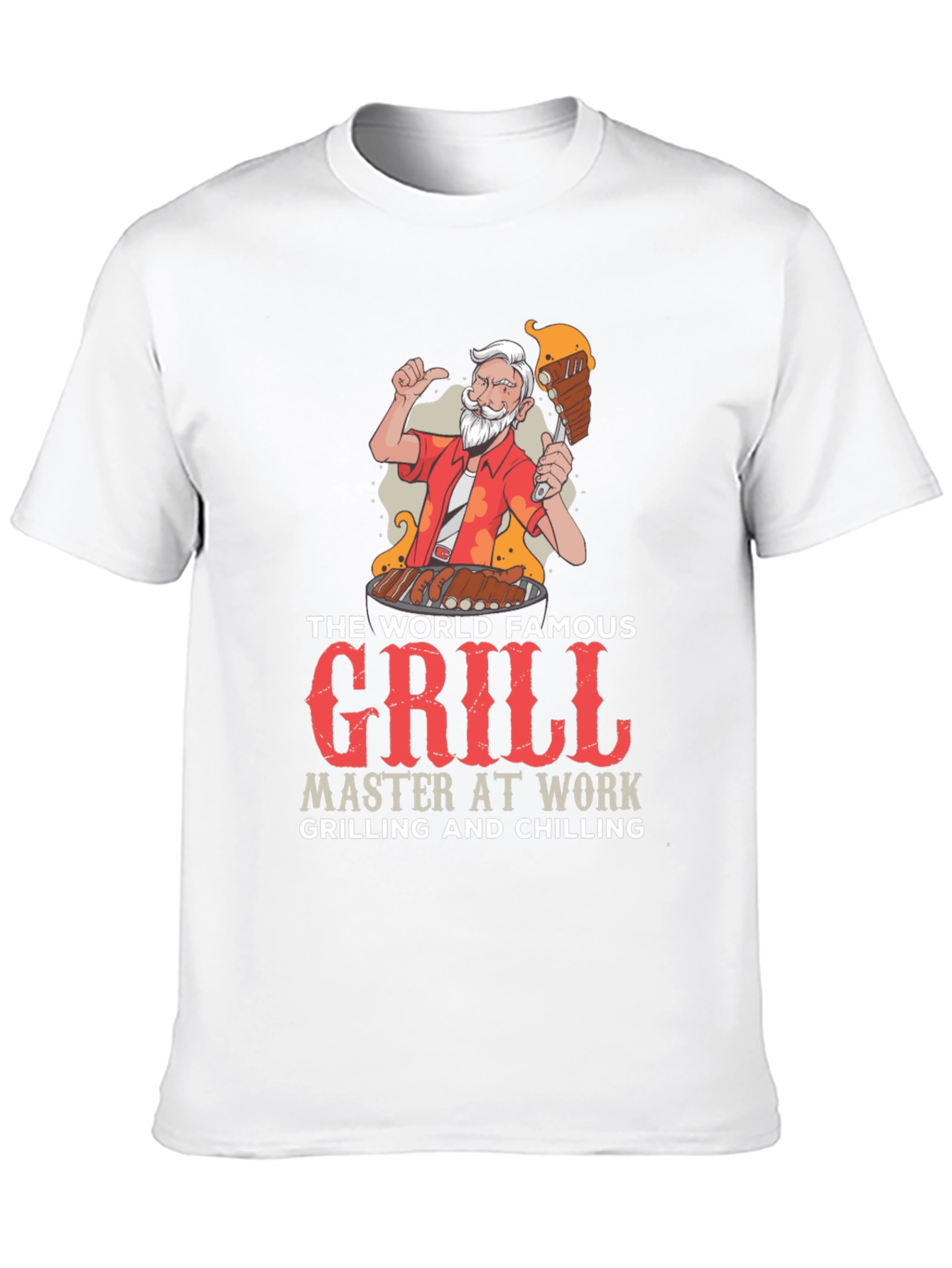 Grill Master Graphic T-Shirt - Grilling and Chilling