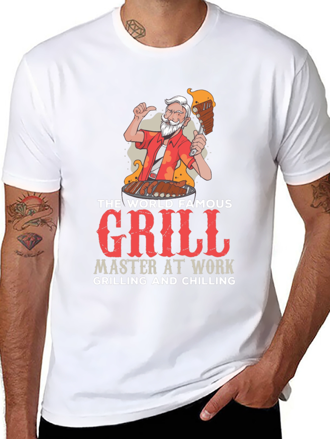 Grill Master Graphic T-Shirt - Grilling and Chilling