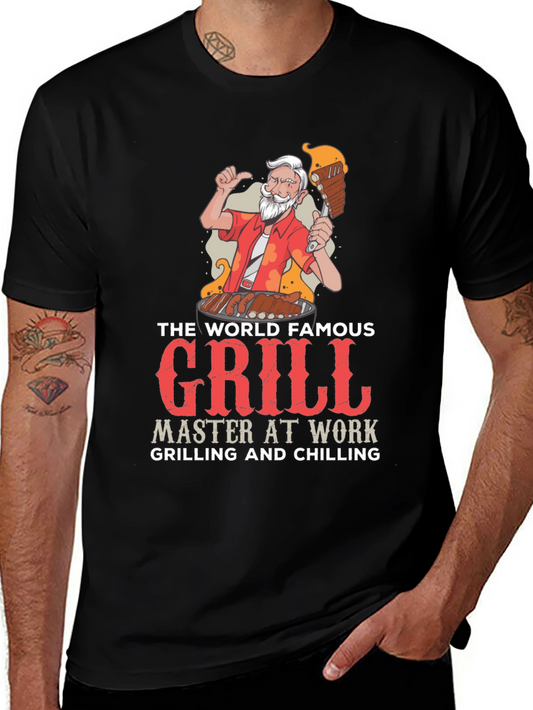 Grill Master Graphic T-Shirt - Grilling and Chilling