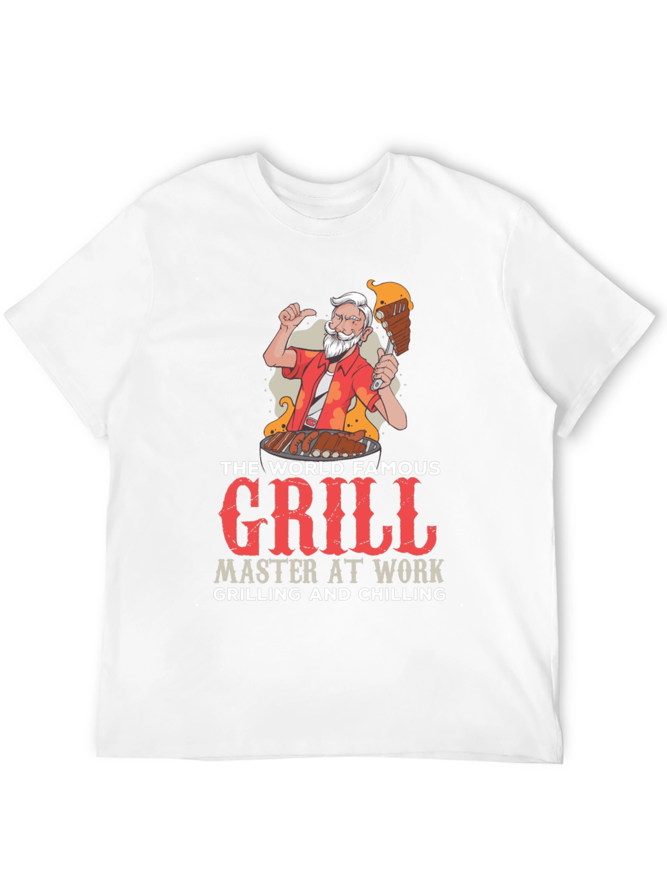 Grill Master Graphic T-Shirt - Grilling and Chilling
