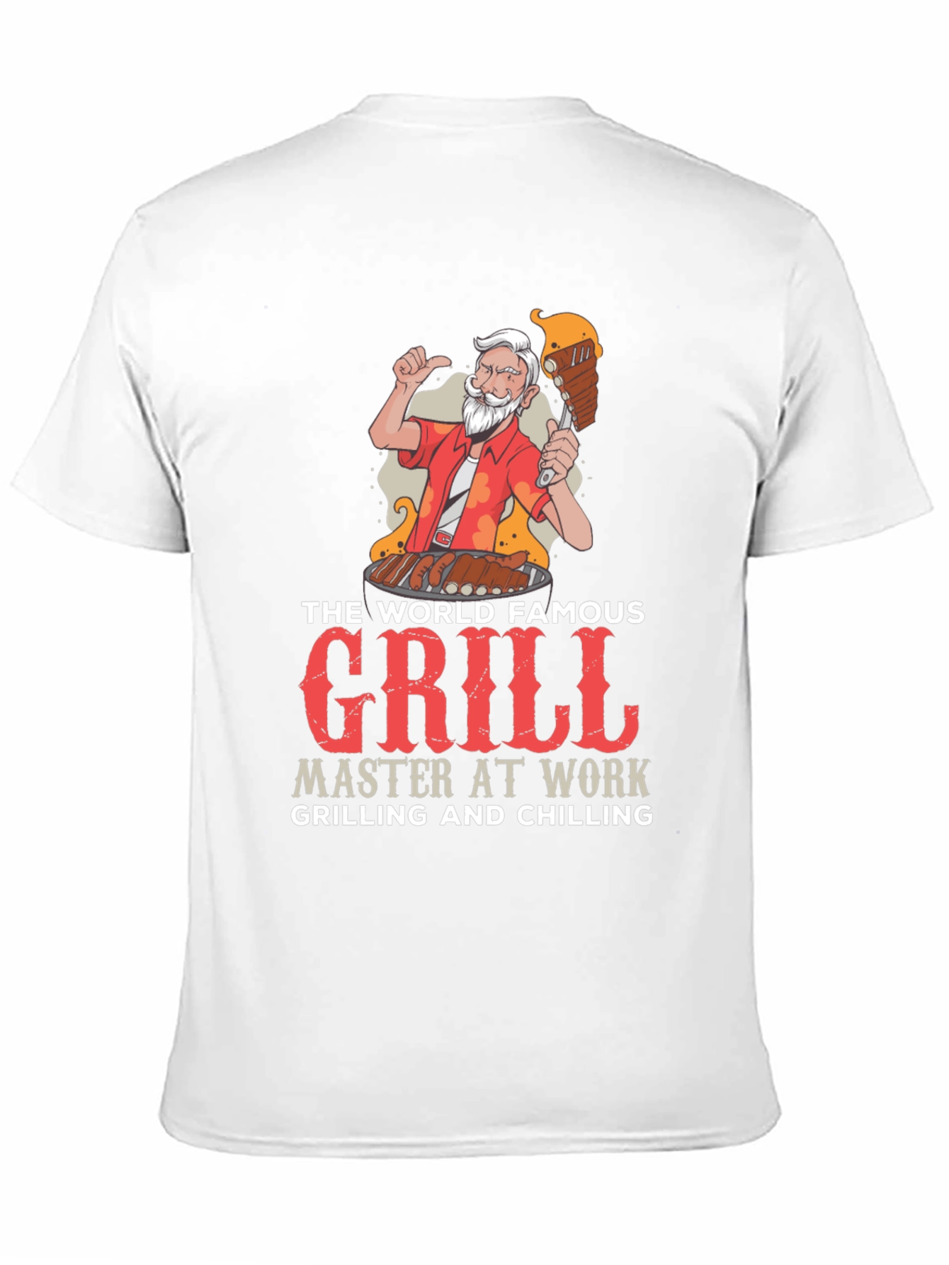 Grill Master Graphic T-Shirt - Grilling and Chilling