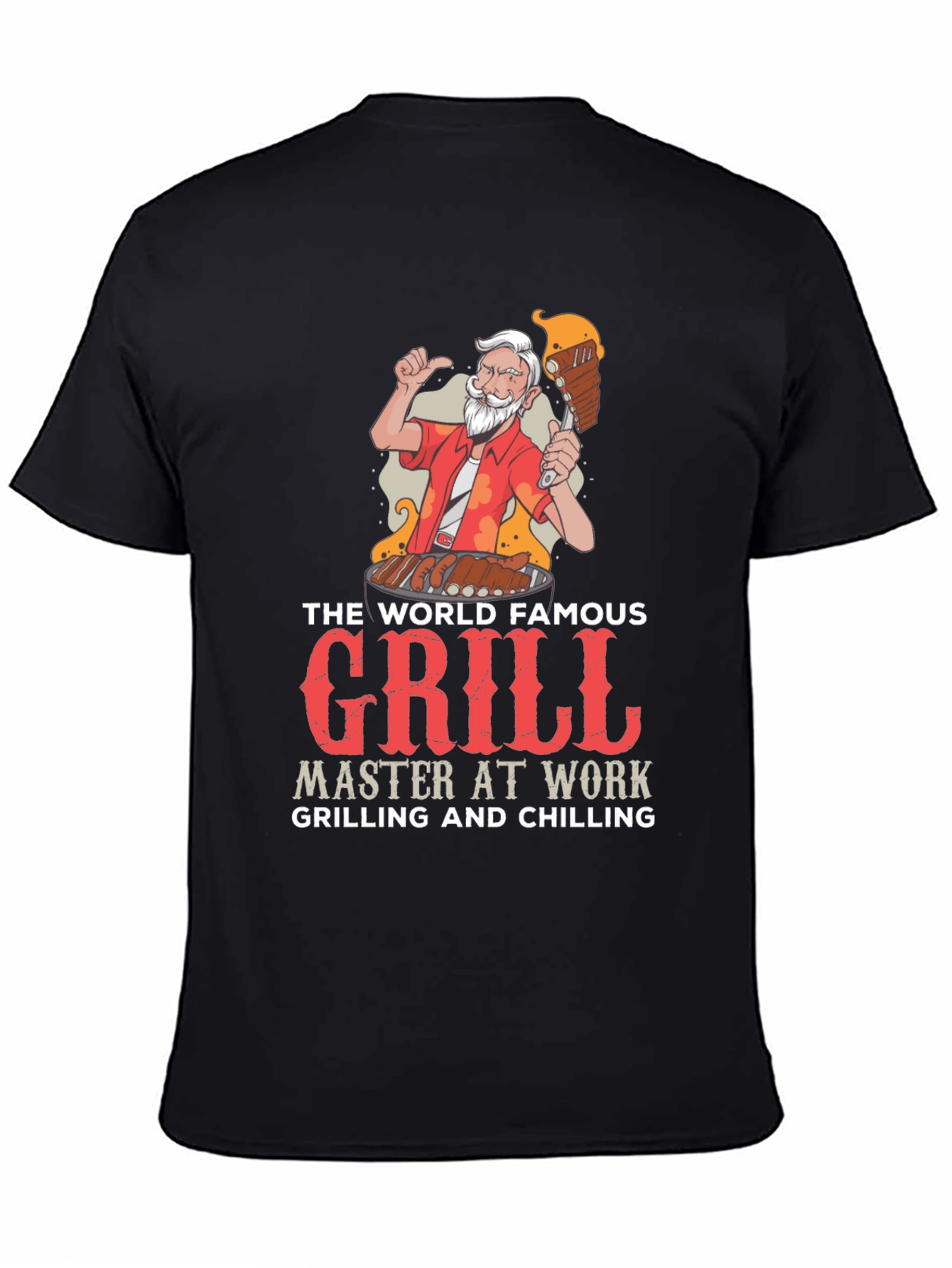Grill Master Graphic T-Shirt - Grilling and Chilling