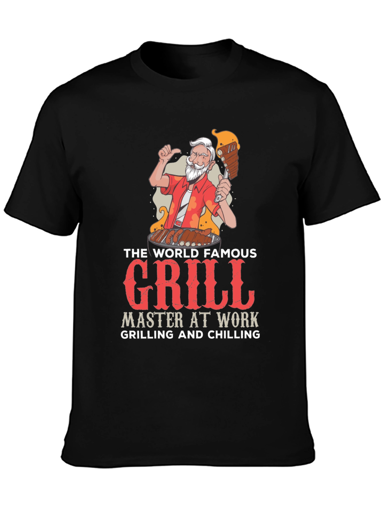 Grill Master Graphic T-Shirt - Grilling and Chilling