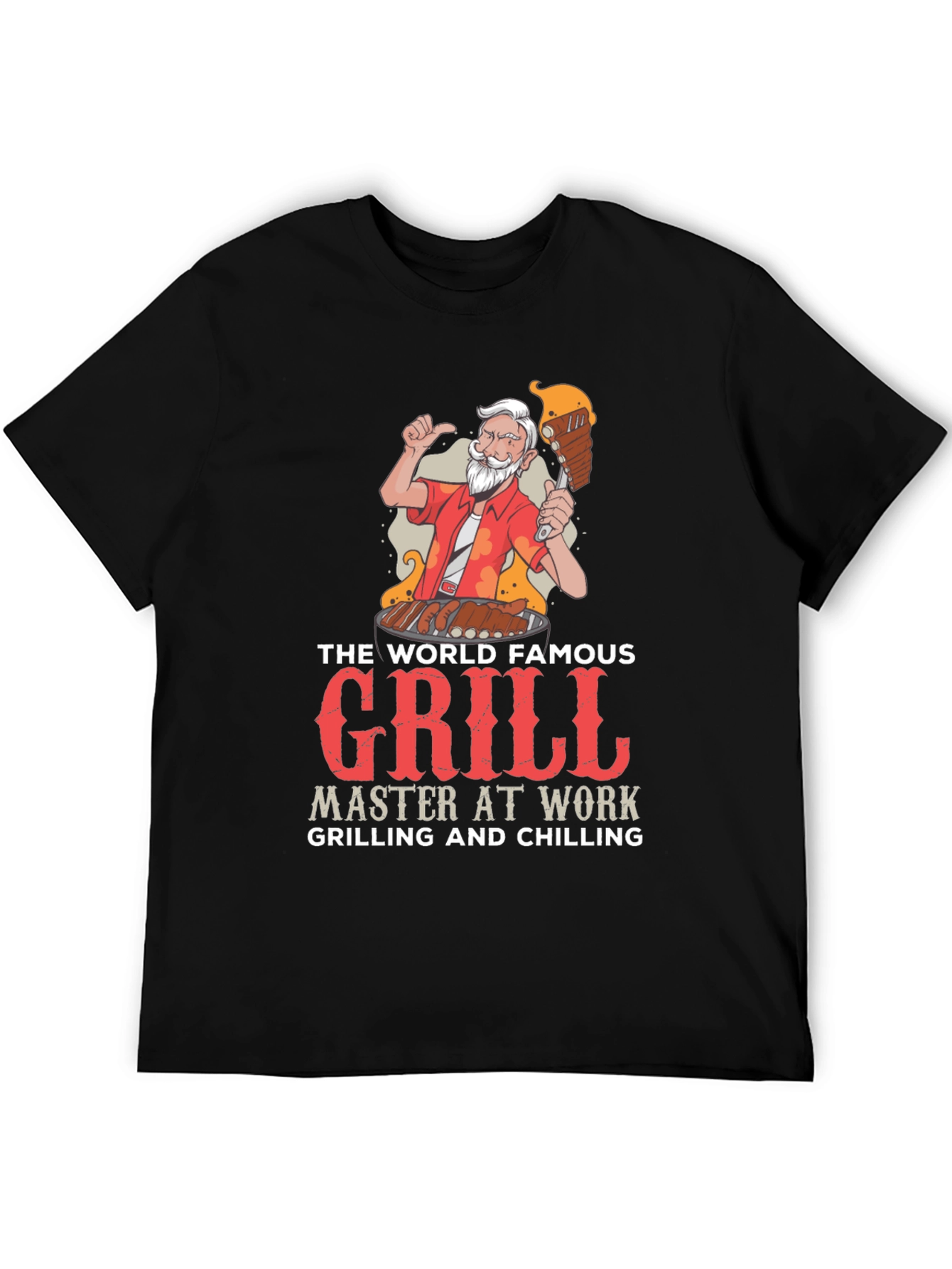 Grill Master Graphic T-Shirt - Grilling and Chilling
