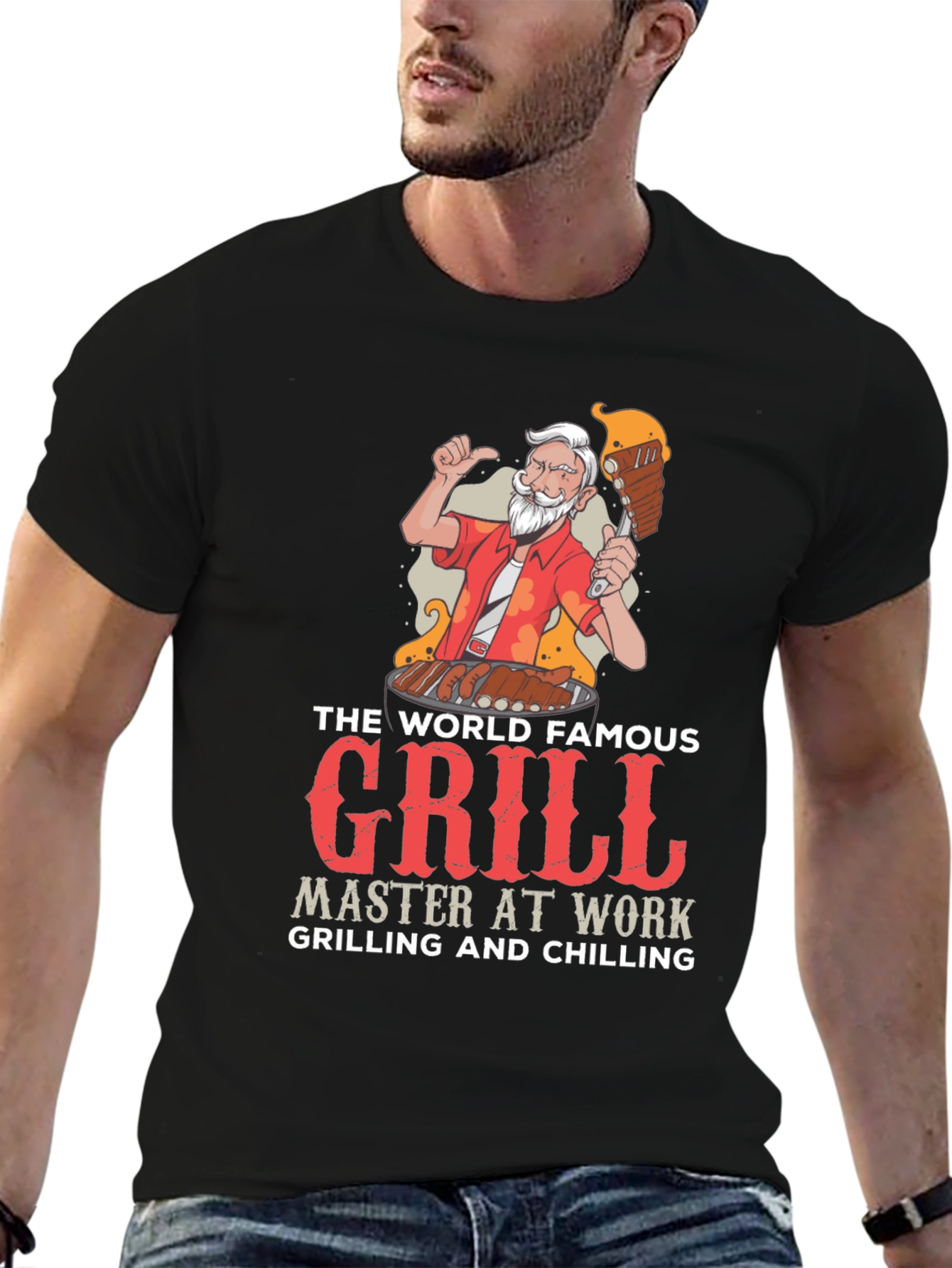 Grill Master Graphic T-Shirt - Grilling and Chilling