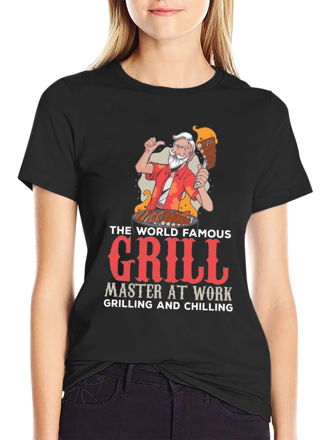 Grill Master Graphic T-Shirt - Grilling and Chilling