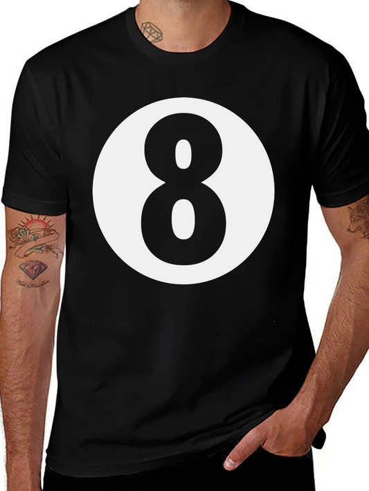 8-Ball Graphic Tee - Classic Design Comfortable Fit