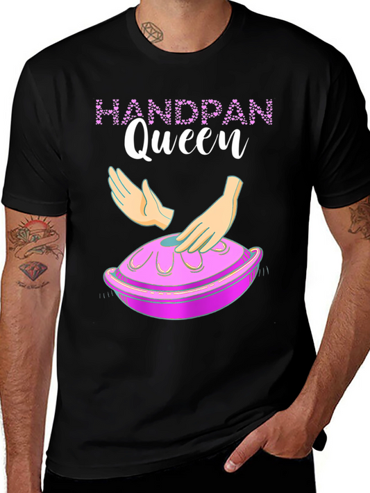 Handpan Queen Graphic Tee - Musical Instrument T-Shirt