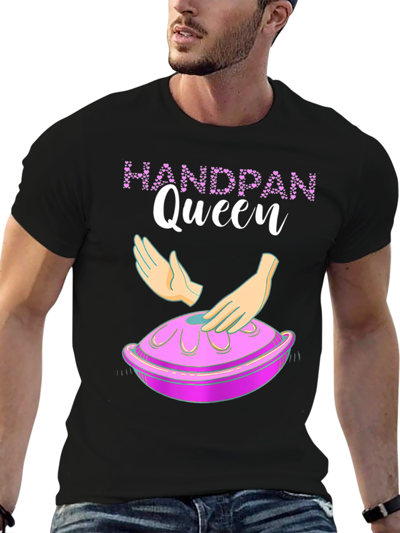 Handpan Queen Graphic Tee - Musical Instrument T-Shirt