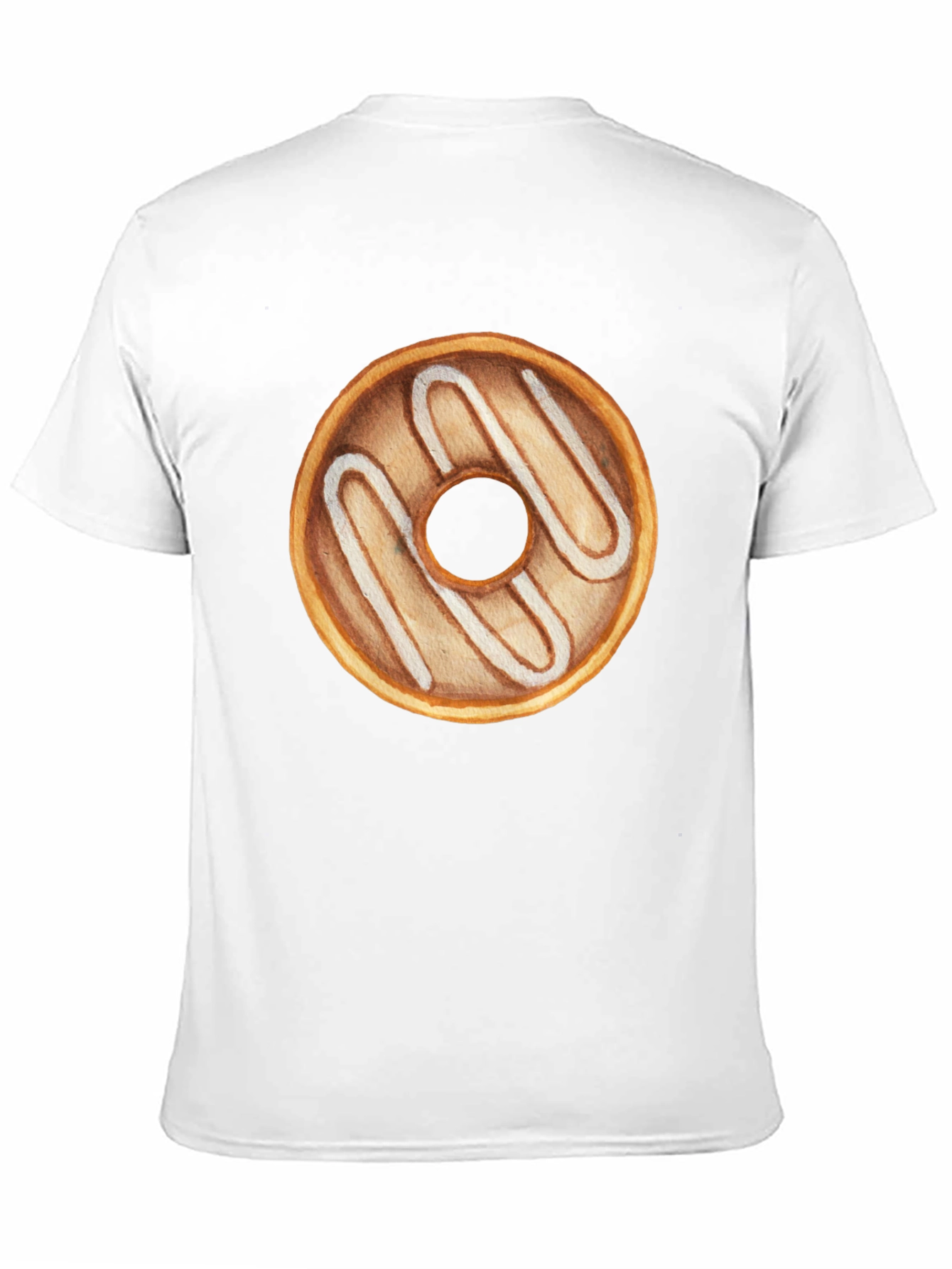 Donut Graphic Tee - Black Casual T-Shirt