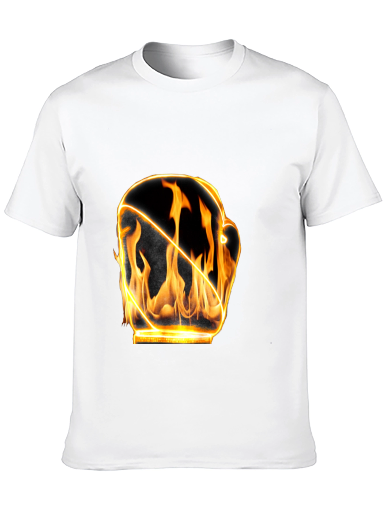 Fiery Boxing Glove Graphic T-Shirt