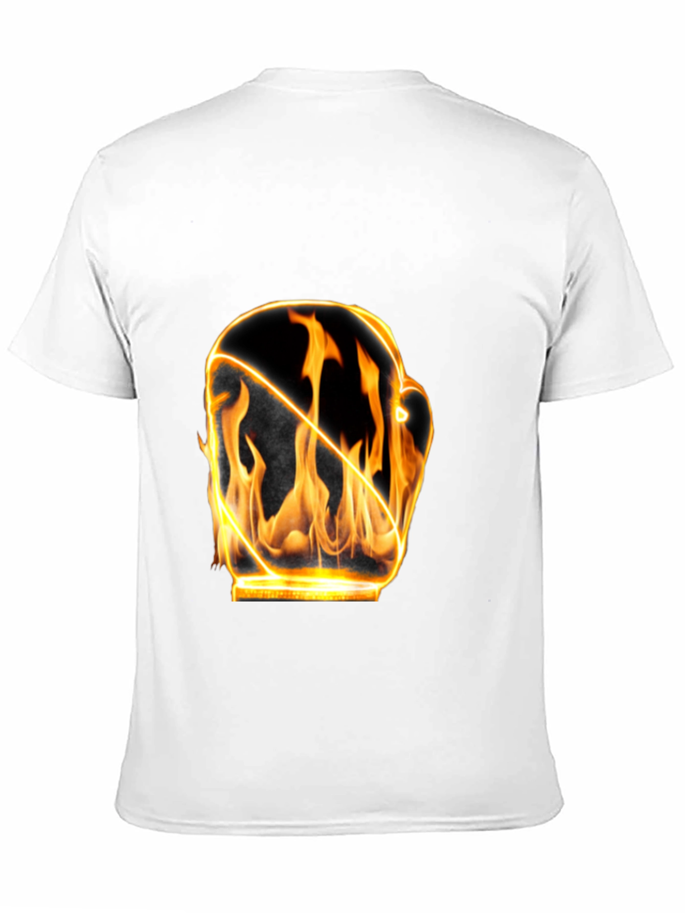 Fiery Boxing Glove Graphic T-Shirt