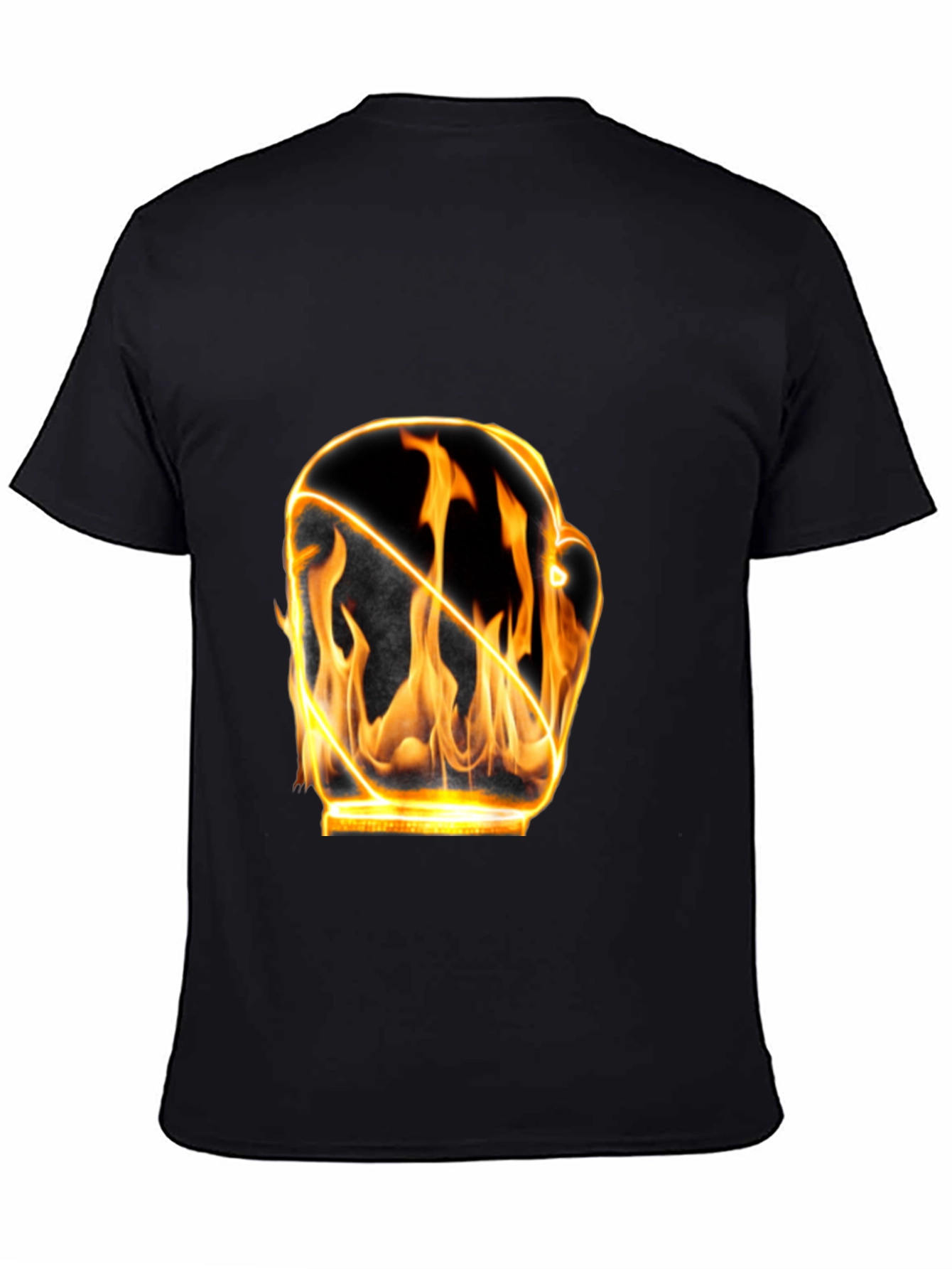 Fiery Boxing Glove Graphic T-Shirt