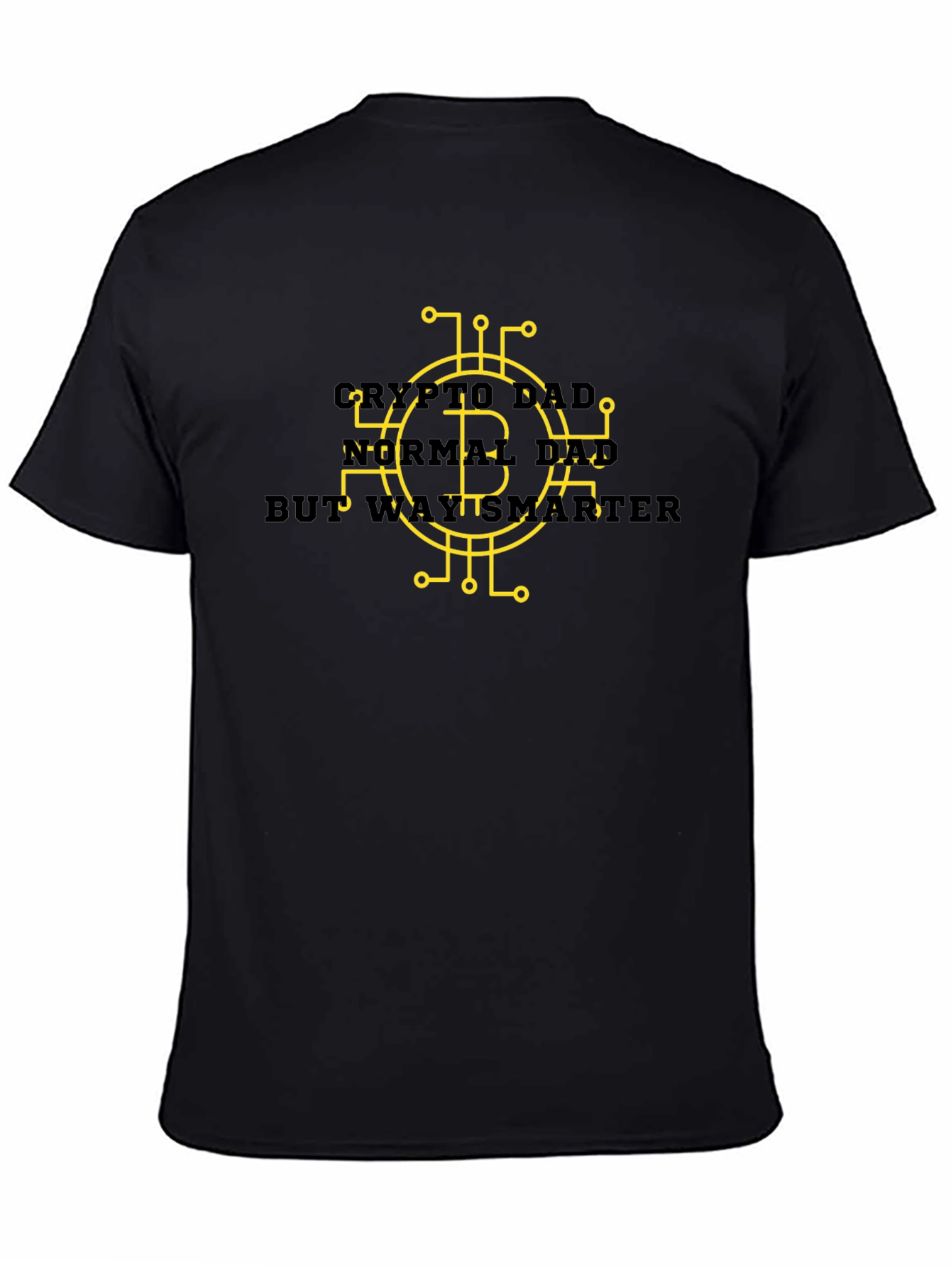 Crypto Dad Smarter Black Tee