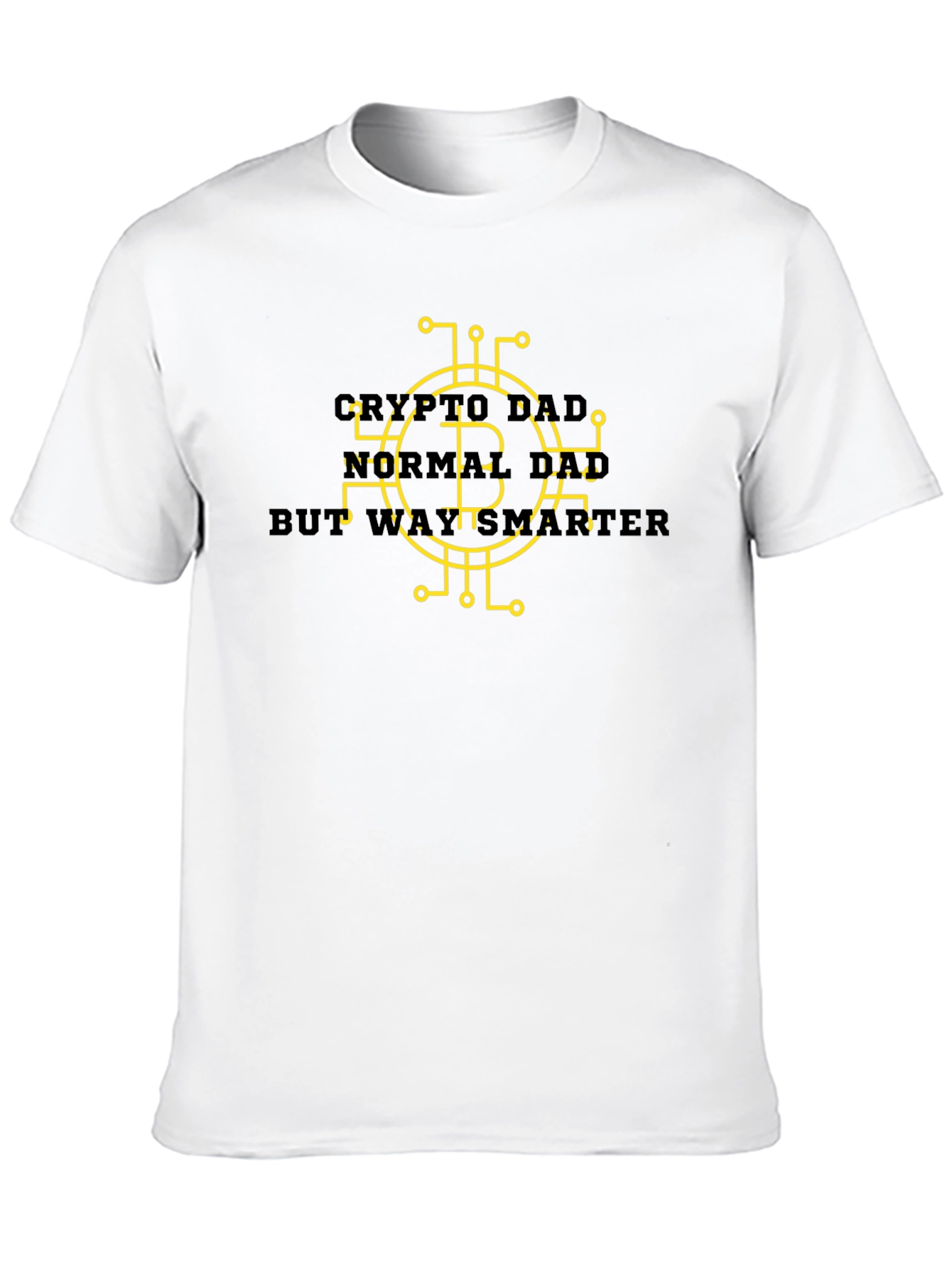 Crypto Dad Smarter Black Tee