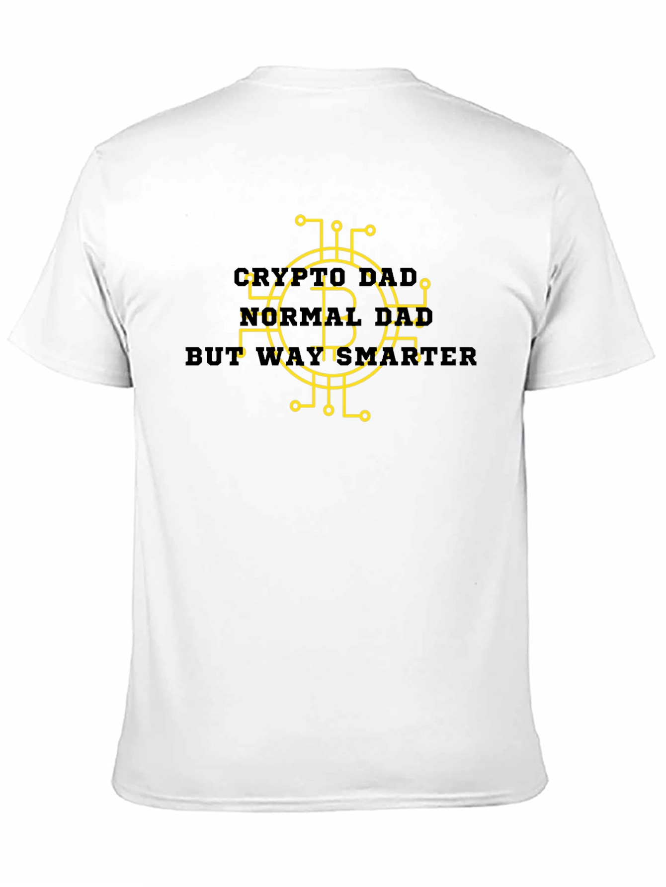 Crypto Dad Smarter Black Tee