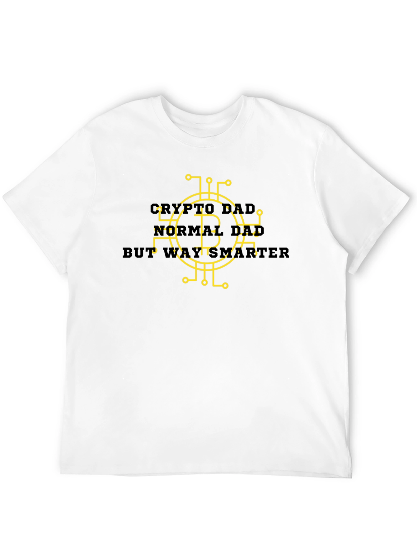 Crypto Dad Smarter Black Tee
