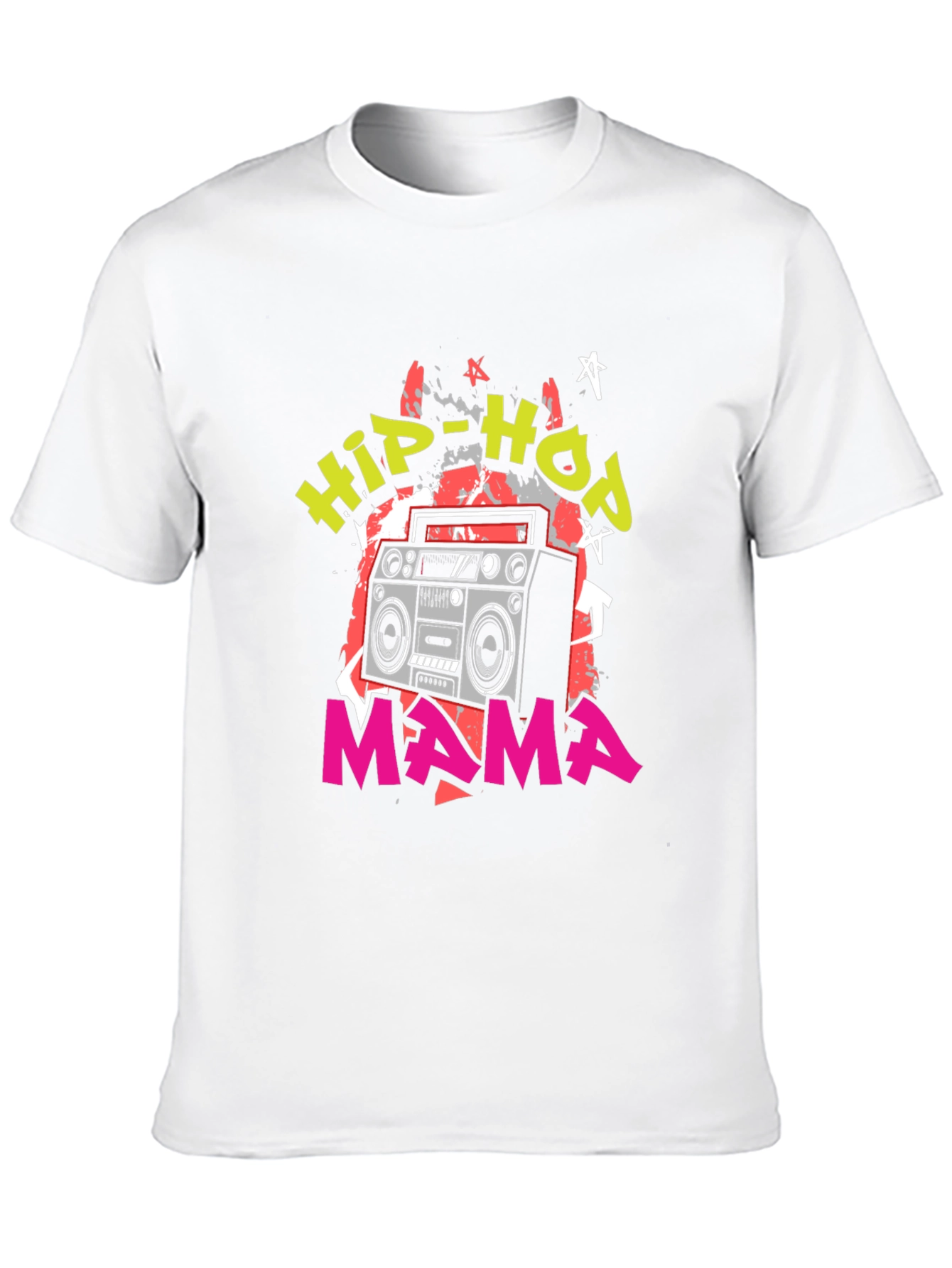 Hip-Hop Mama Boombox Graphic Tee
