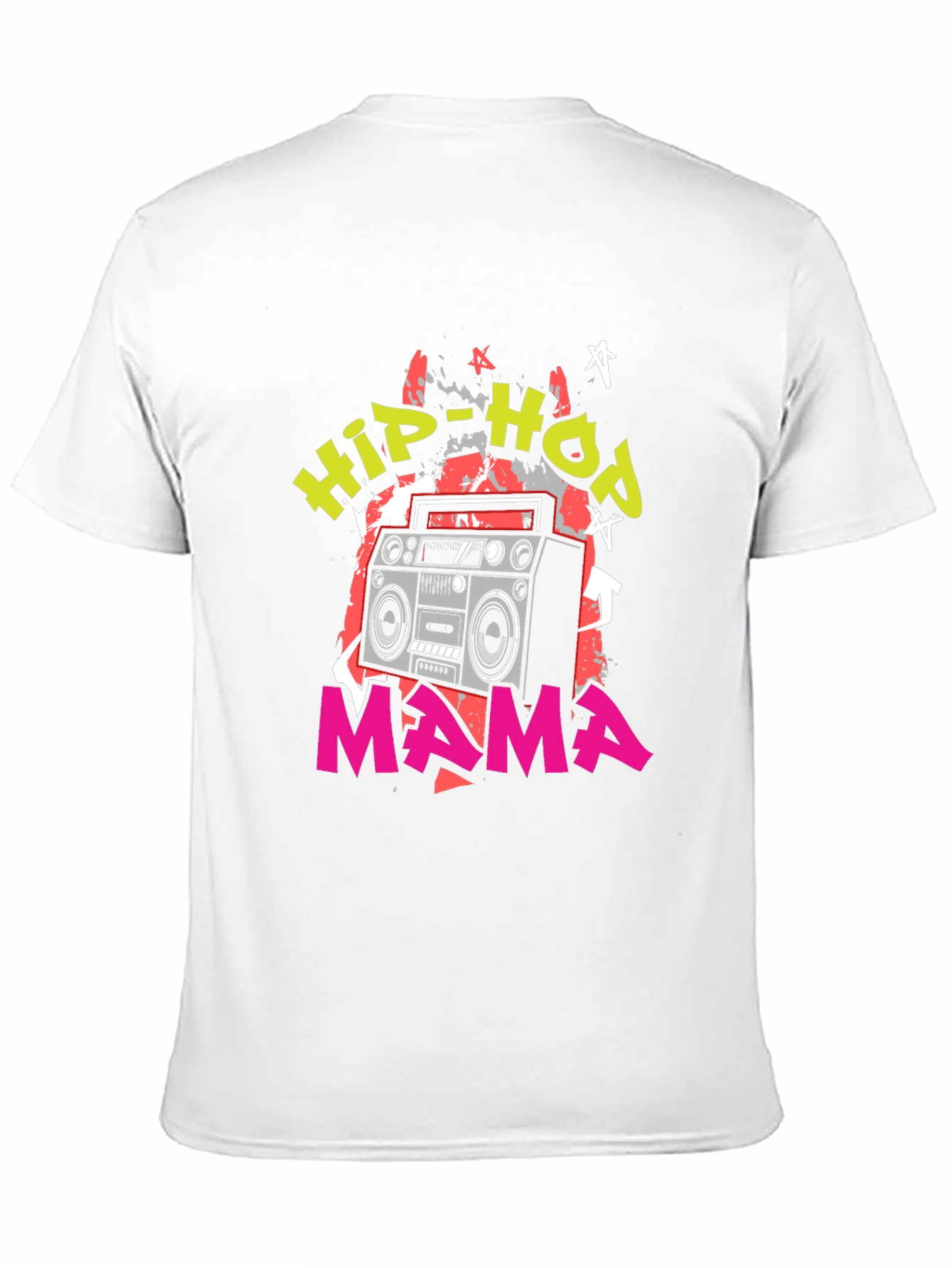 Hip-Hop Mama Boombox Graphic Tee