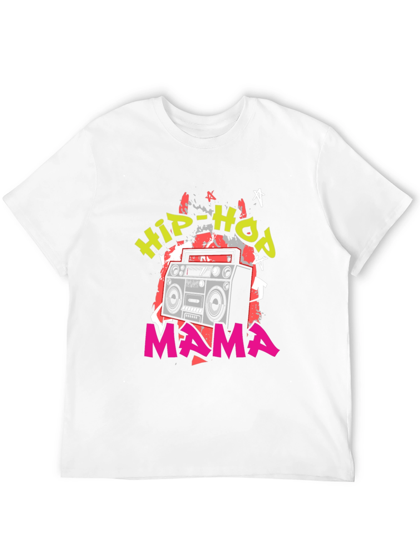 Hip-Hop Mama Boombox Graphic Tee