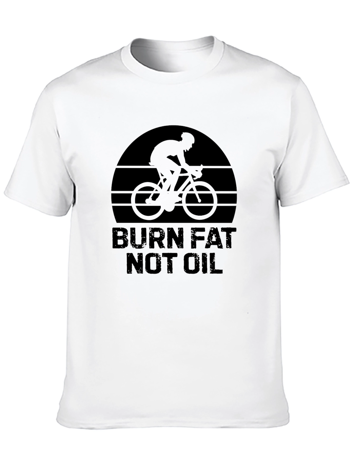Burn Fat Not Oil Cycling T-Shirt