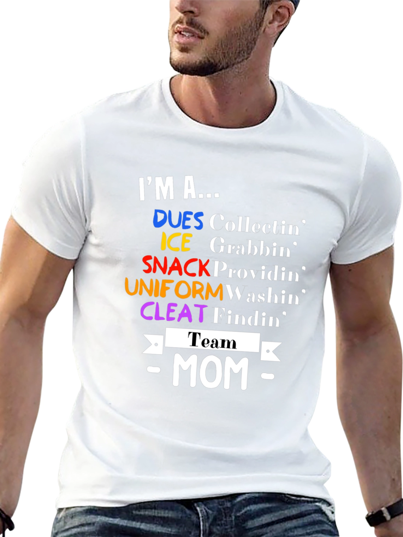 Team Mom T-Shirt - Sports Mom Apparel