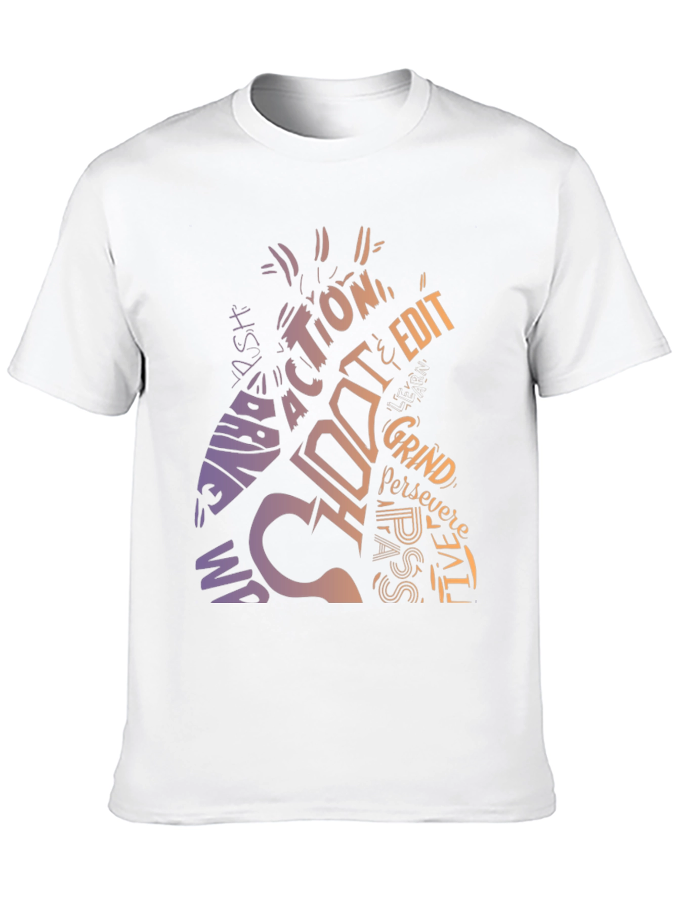 Motivational Word Art Graphic T-Shirt