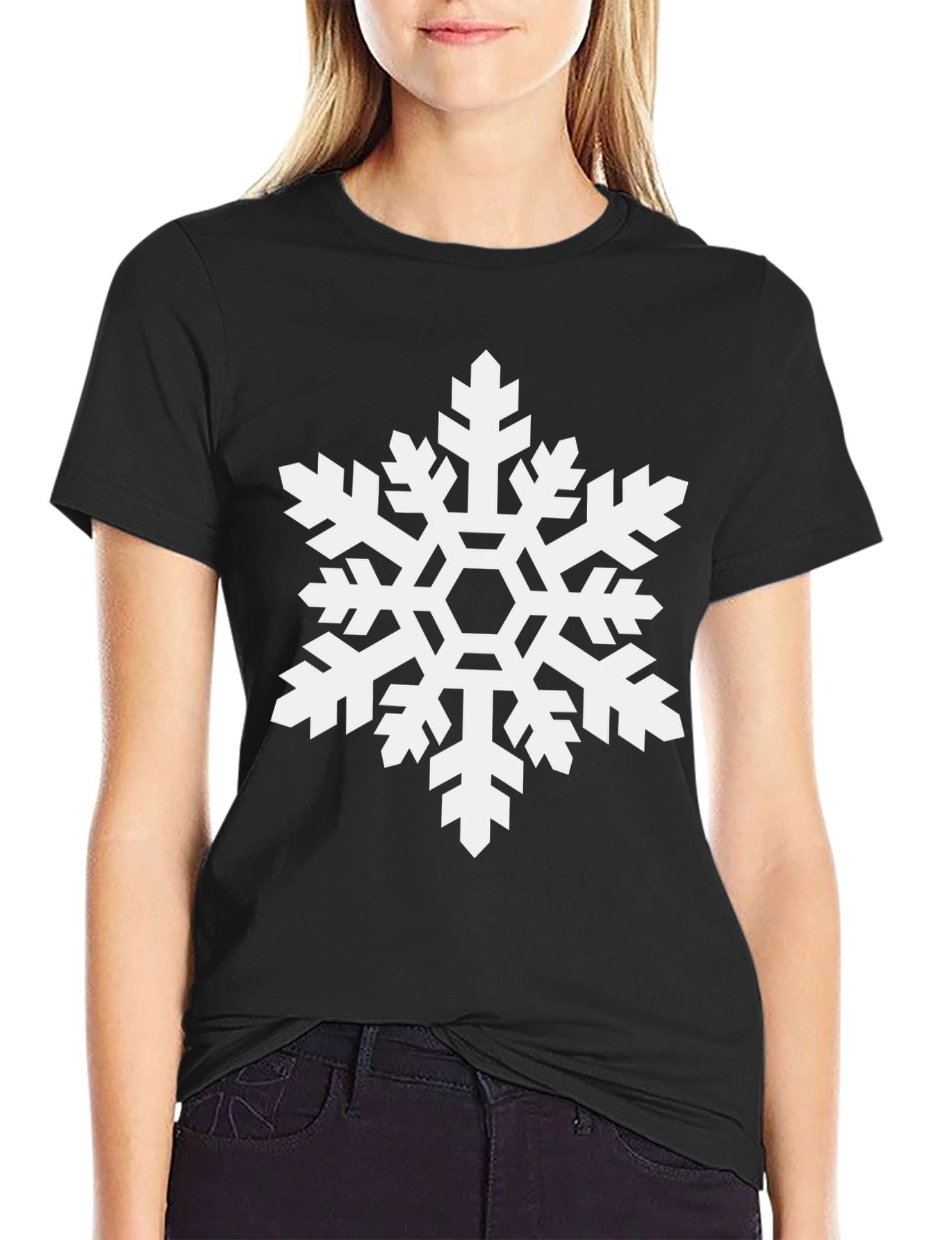 Snowflake Graphic Tee - Winter Holiday Shirt