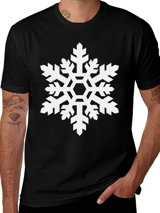 Snowflake Graphic Tee - Winter Holiday Shirt