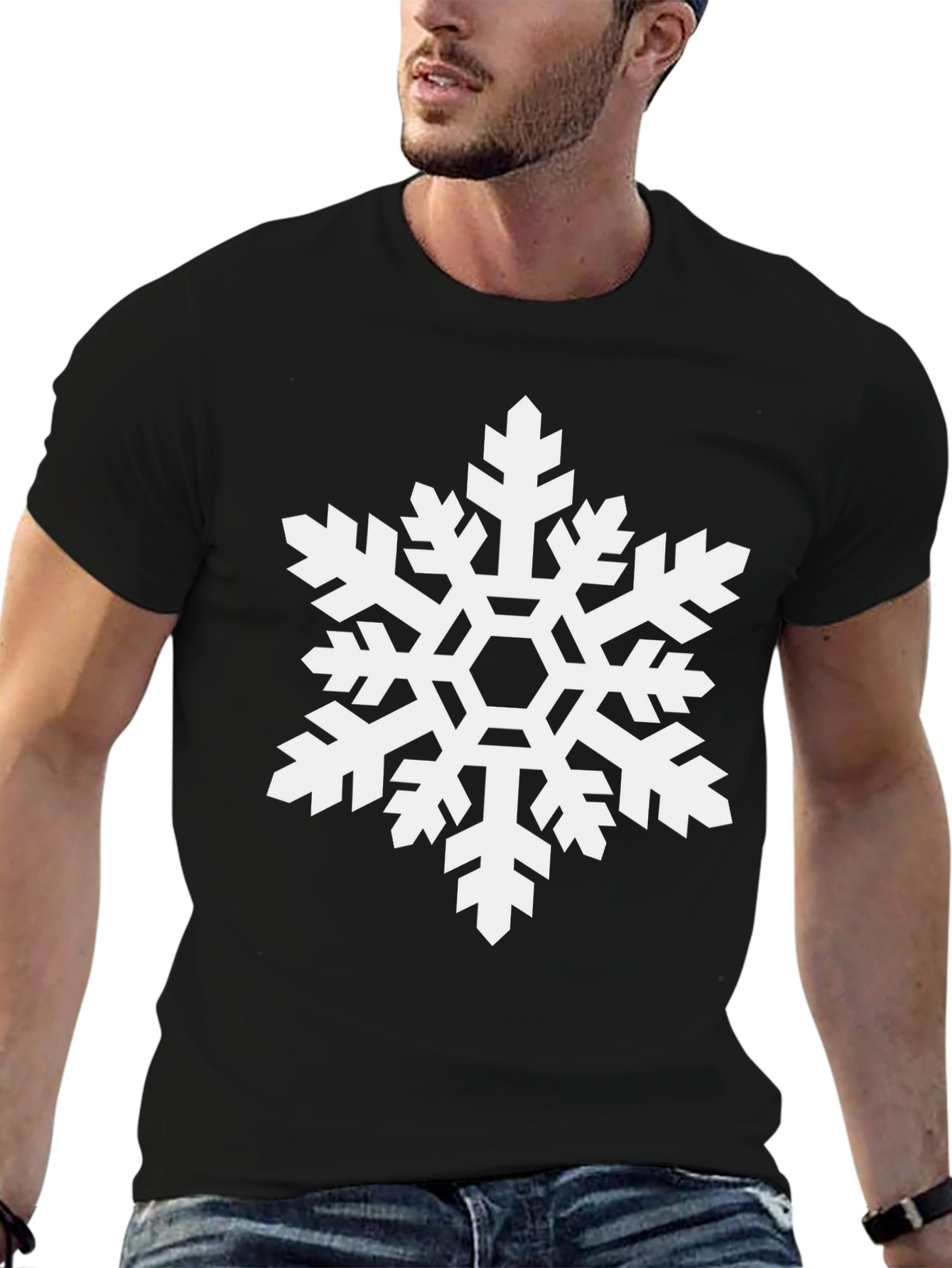 Snowflake Graphic Tee - Winter Holiday Shirt