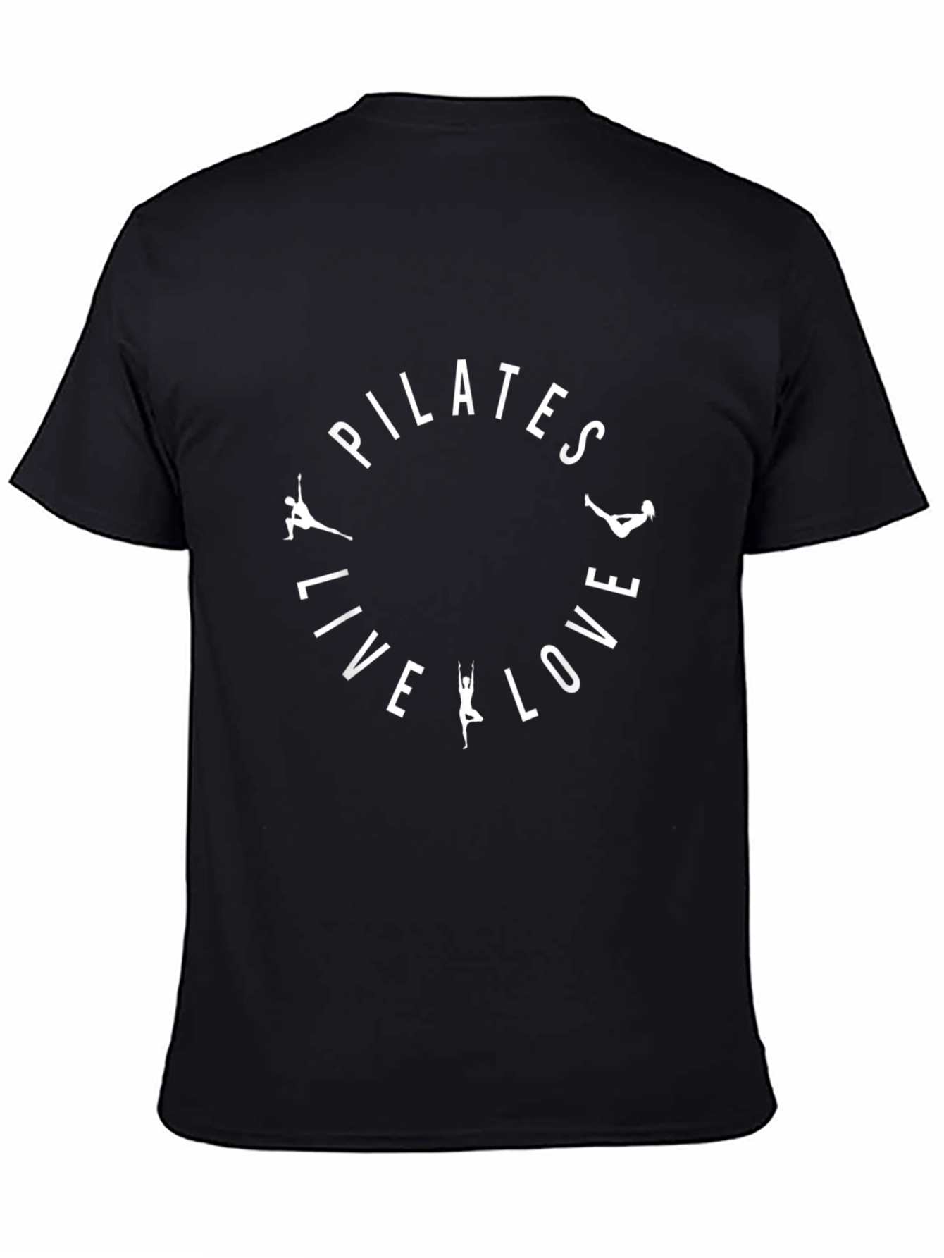 Pilates Live Love Graphic Tee - Black