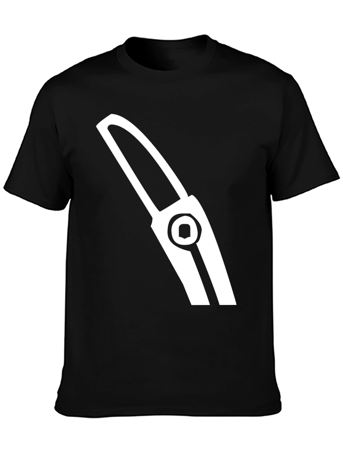 Modern Graphic Tee - Abstract Tool Design