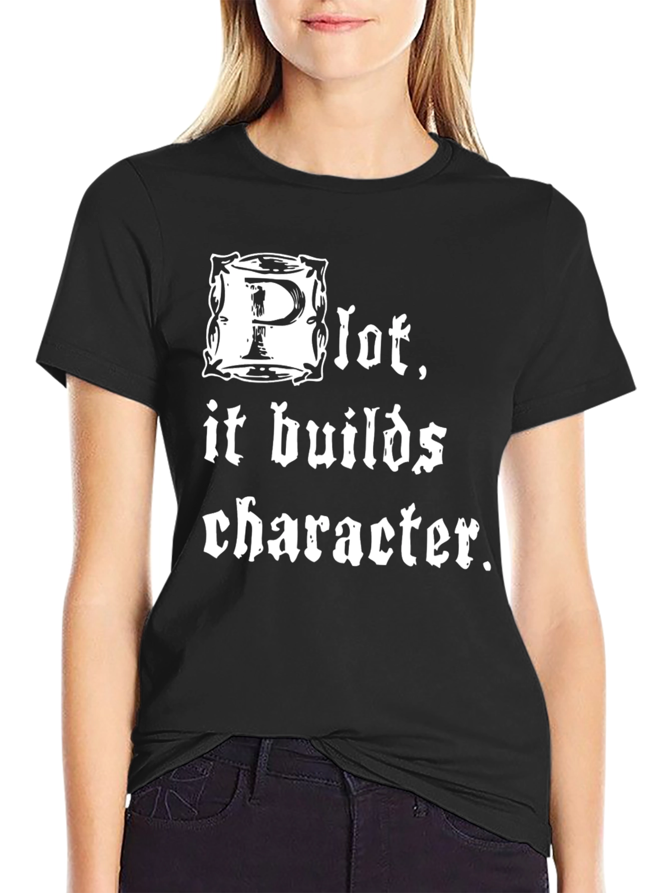 Pilot Builds Character - Graphic T-Shirt