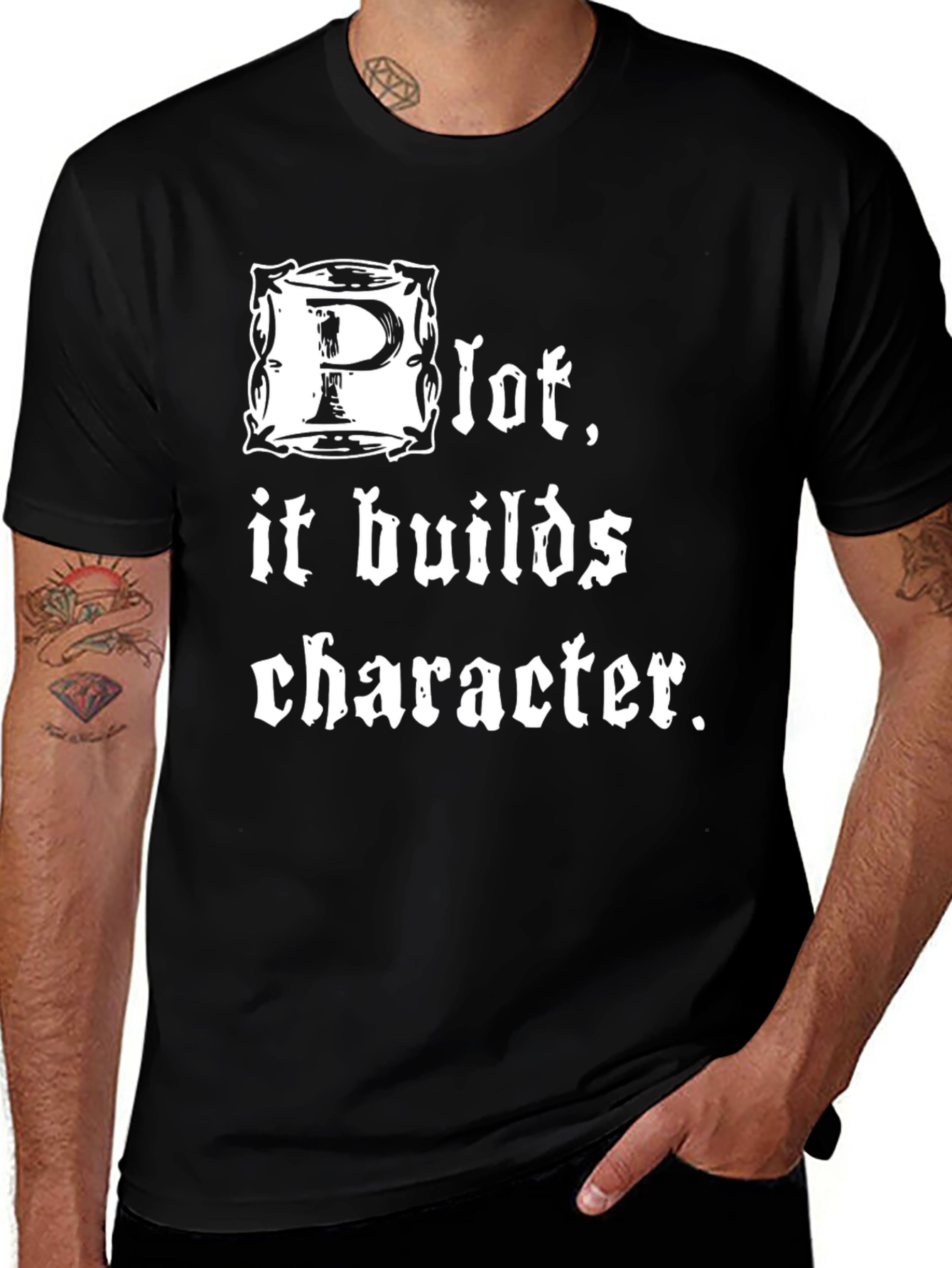 Pilot Builds Character - Graphic T-Shirt