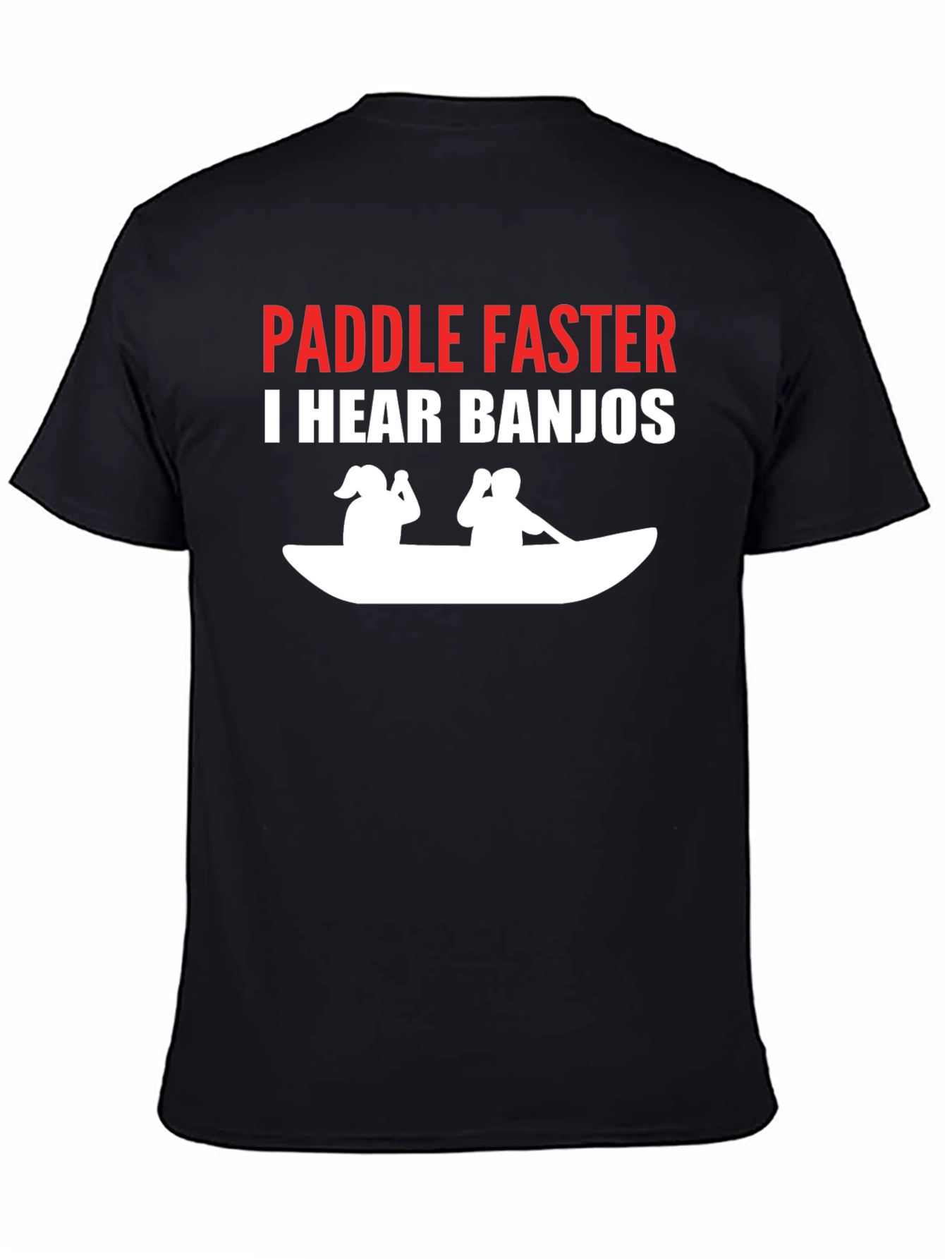 Paddle Faster Funny Banjo T-Shirt