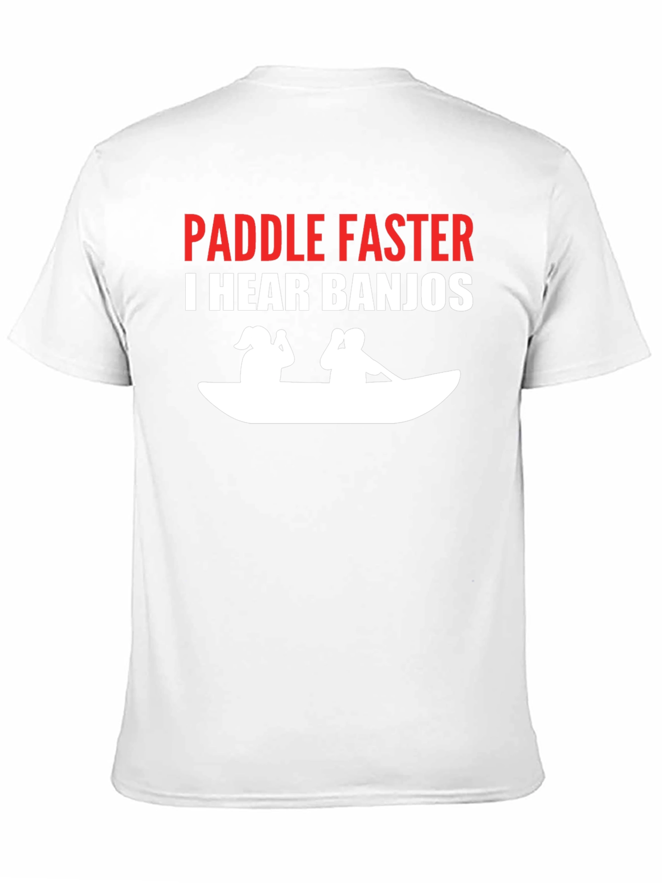 Paddle Faster Funny Banjo T-Shirt