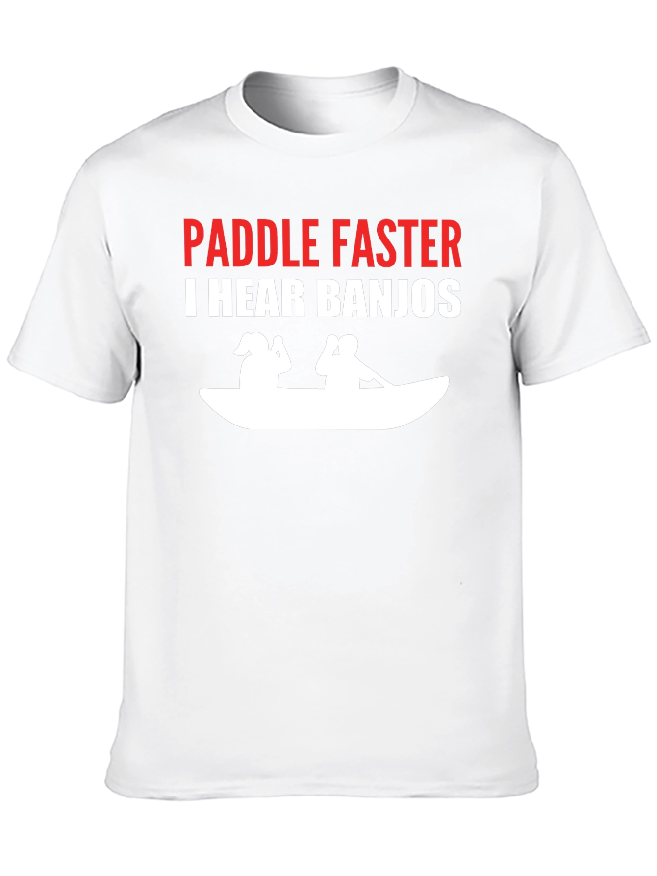 Paddle Faster Funny Banjo T-Shirt